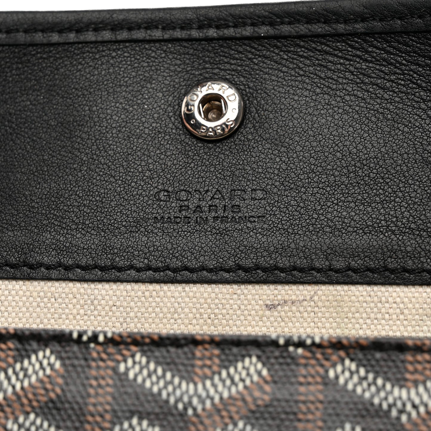 Goyardine Pouch Black