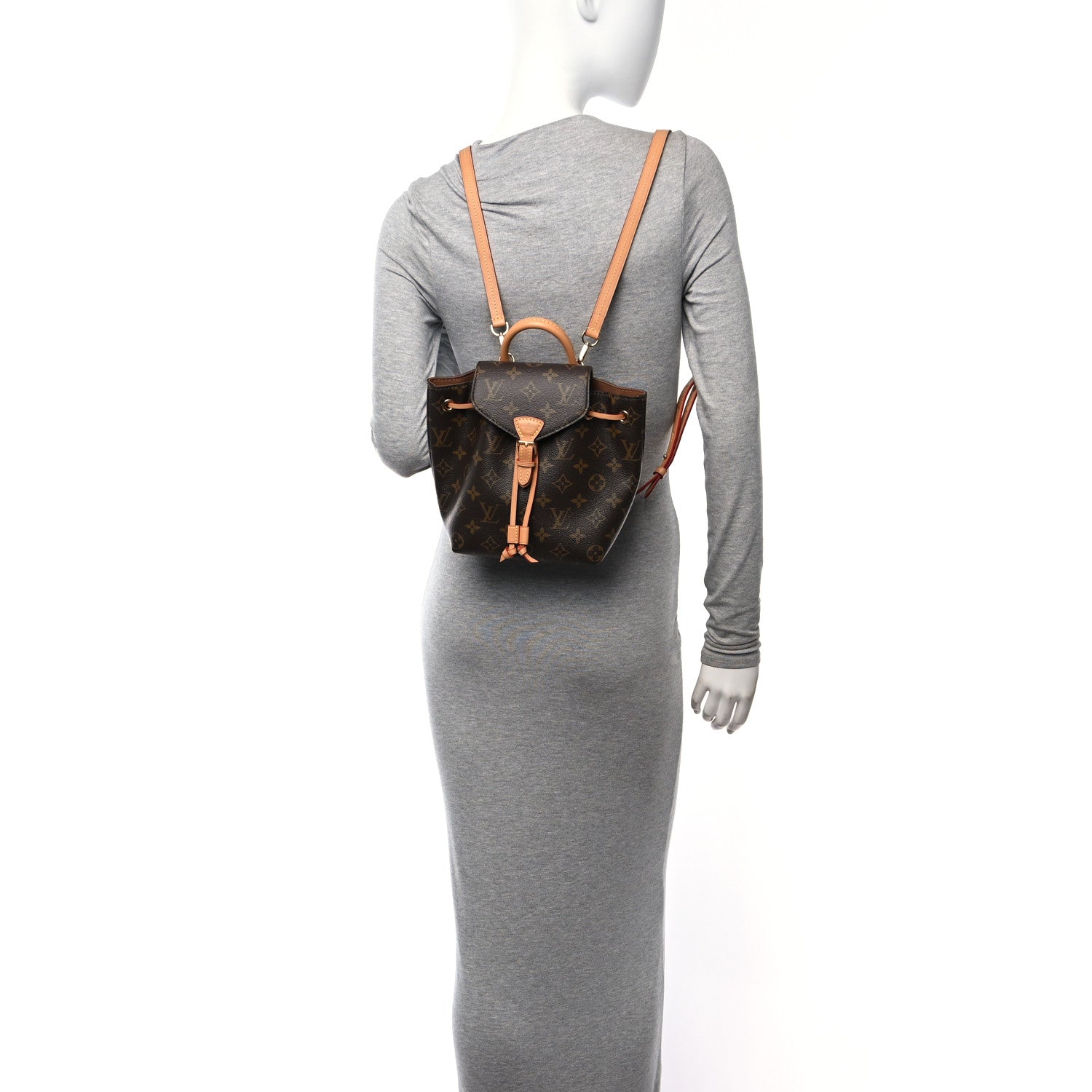 Louis Vuitton Monogram Montsouris BB Backpack Natural 2 of 10