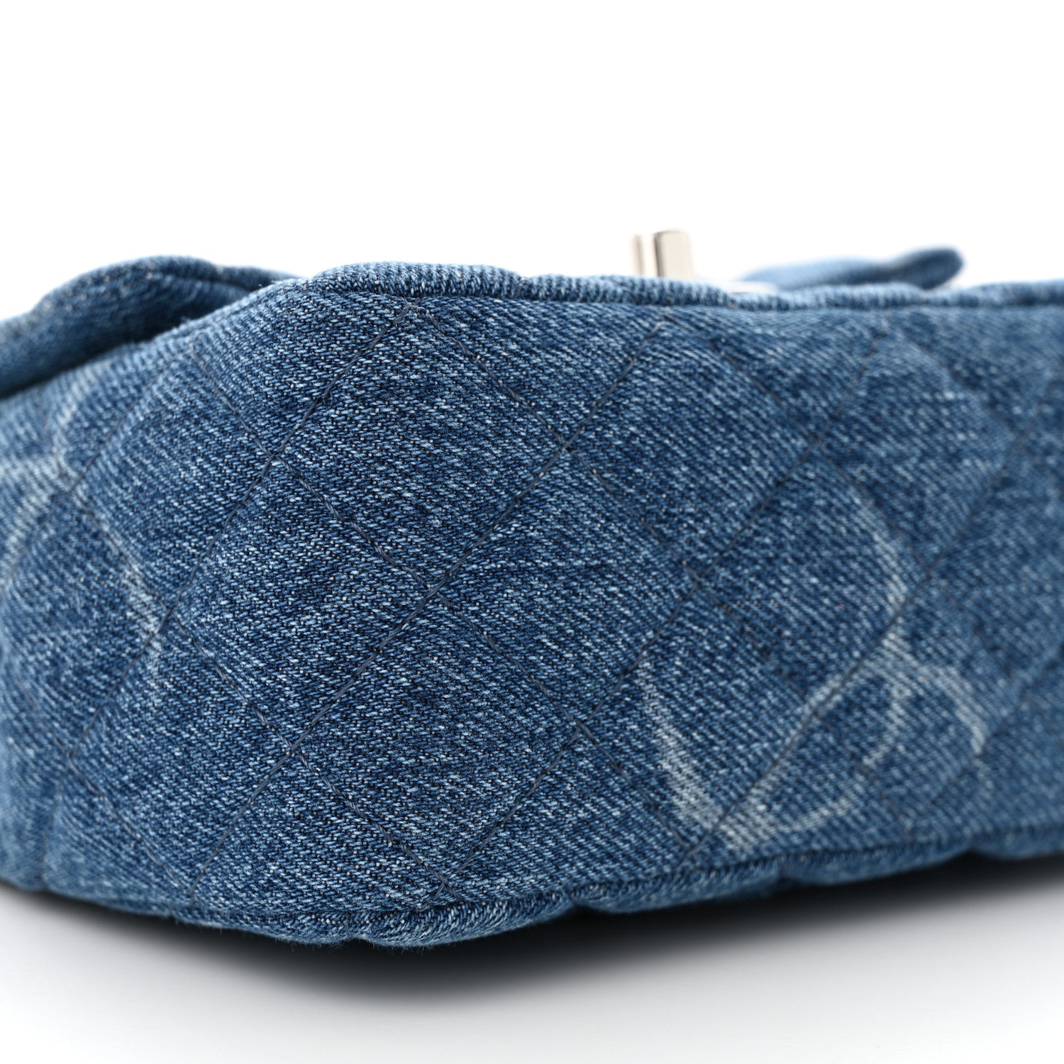 Chanel Denim CC Quilted Mini Square Flap Blue 9 of 11