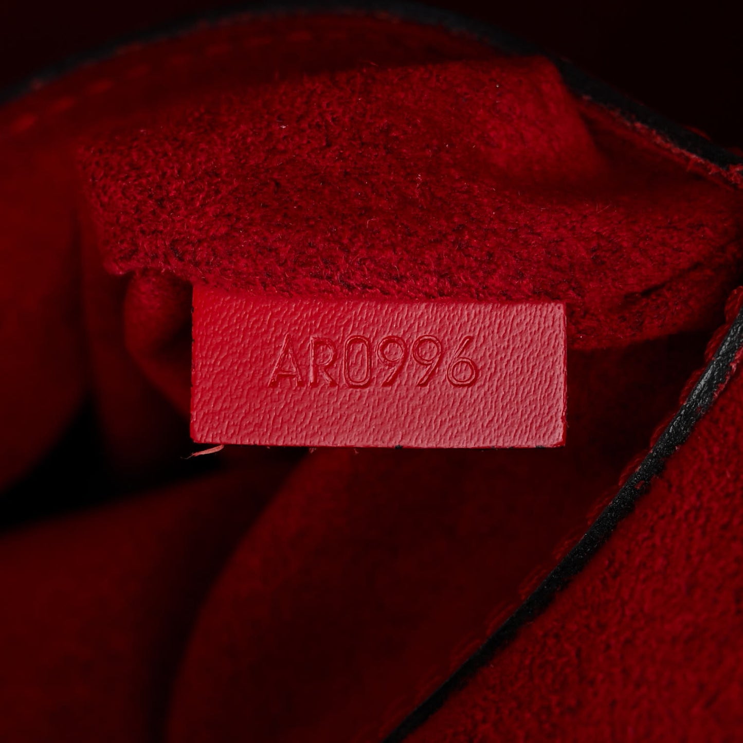 LOUIS VUITTON Epi Alma PM Castillan Red