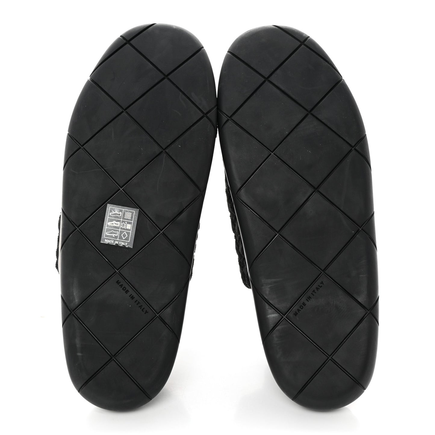 Intrecciato Women's Slip-On Sneakers 36 Black