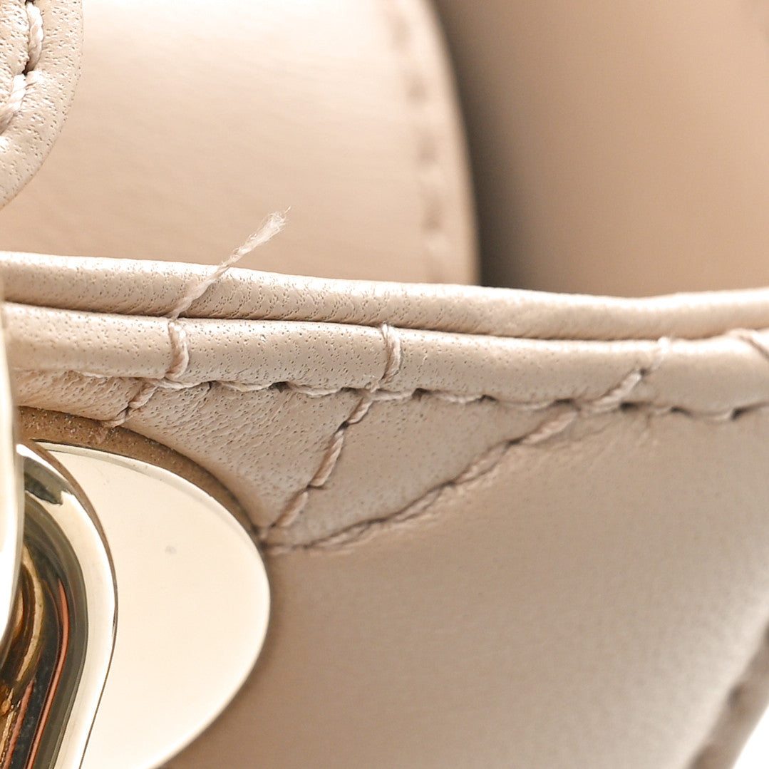 Calfskin Cannage Small My ABCDior Lady Dior Beige