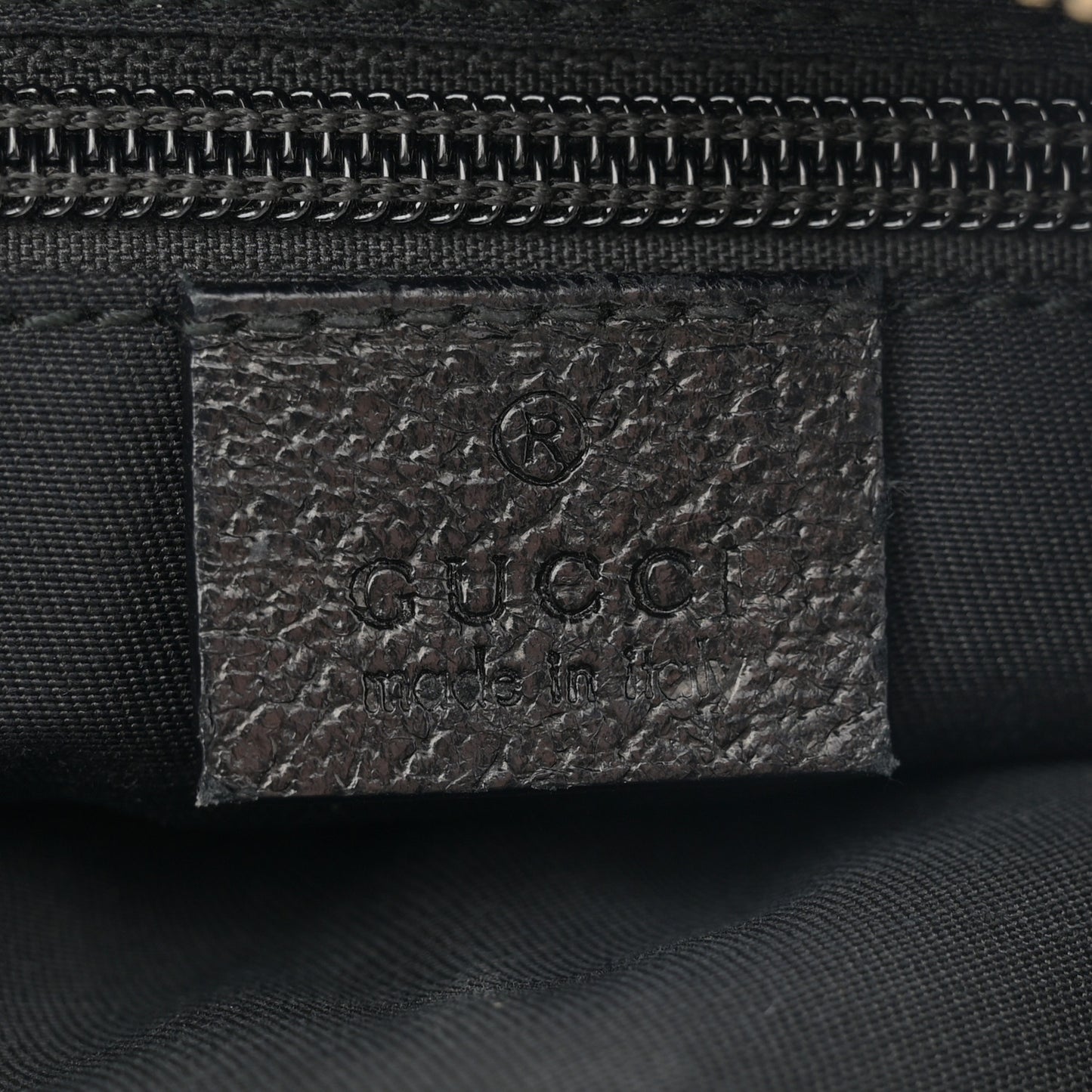 Monogram Medium Half Moon Hobo Black