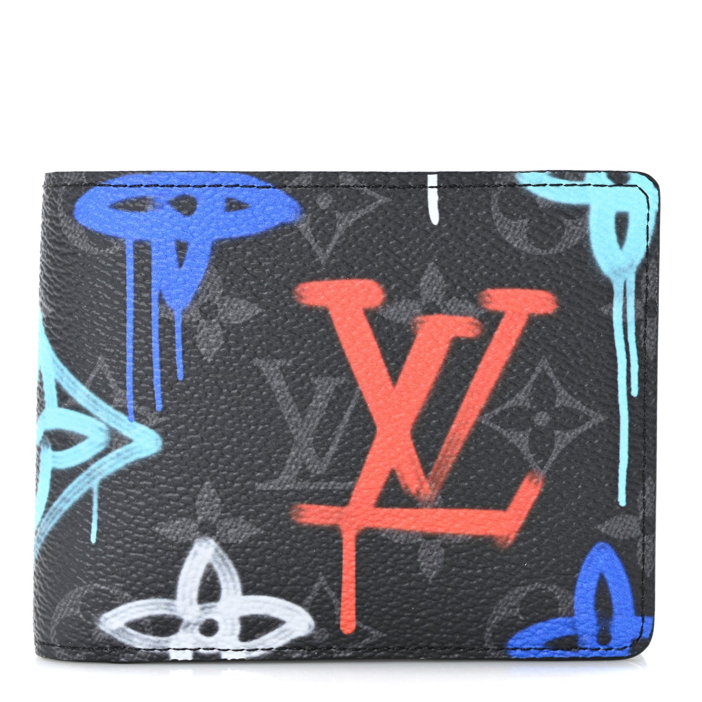 Monogram Eclipse LV Graffiti Multiple Wallet Multicolor