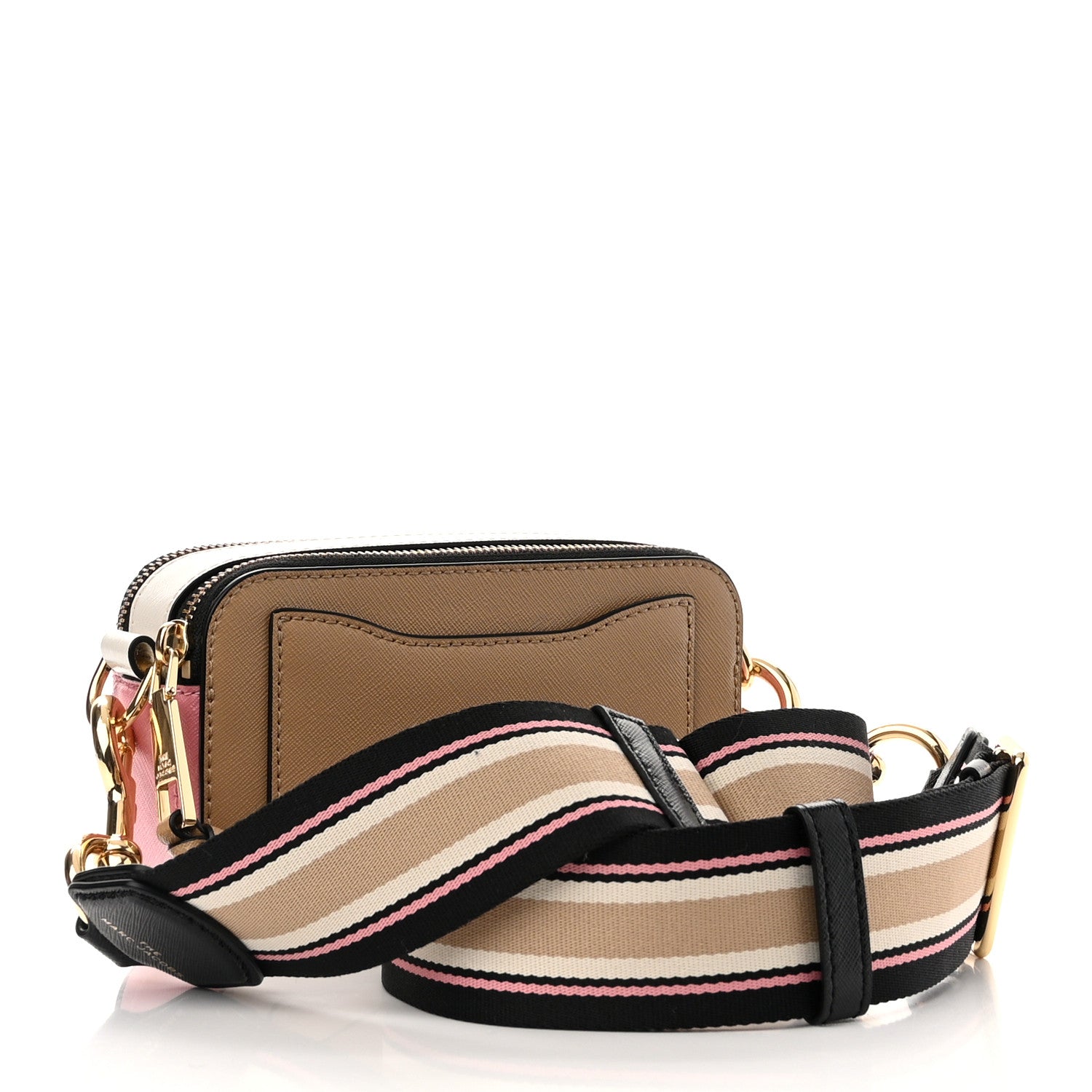 Marc Jacobs Saffiano Small Snapshot Camera Bag Beige Multicolor 3 of 10