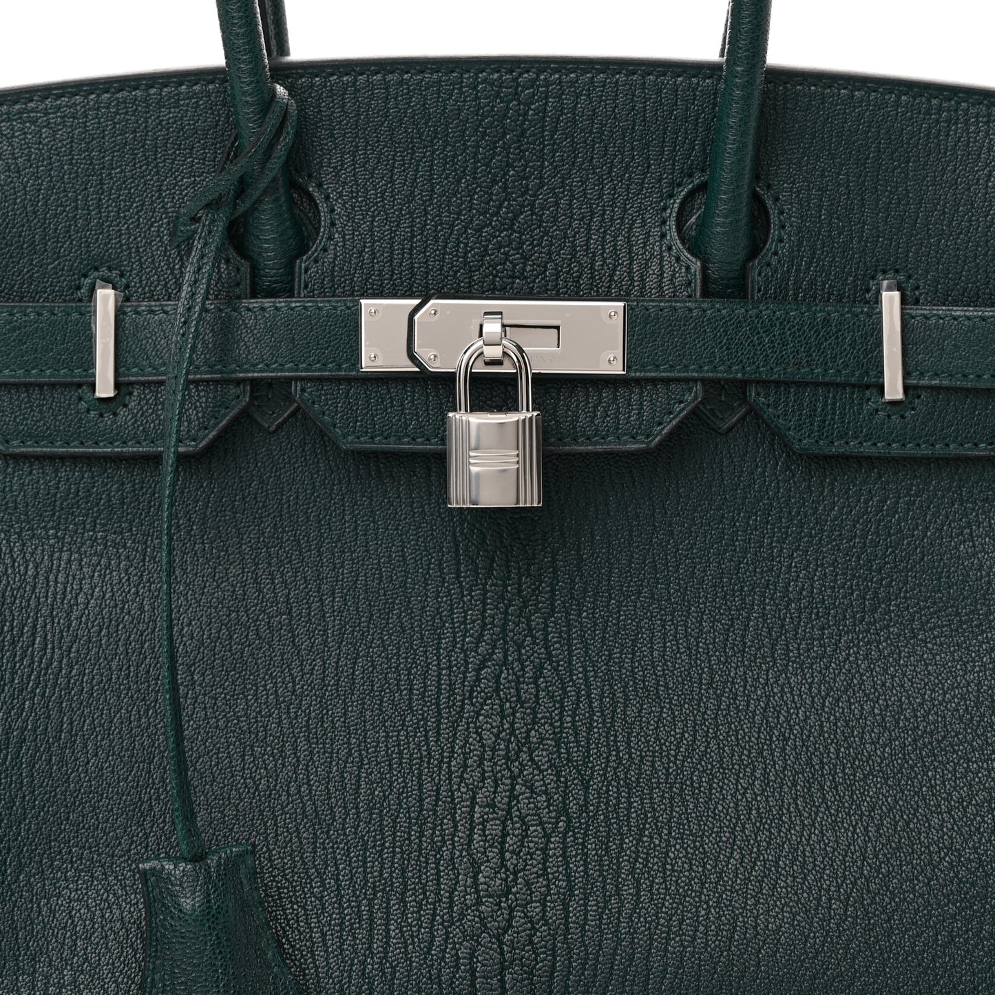 Chevre de Coromandel Birkin 30 Vert Cypress