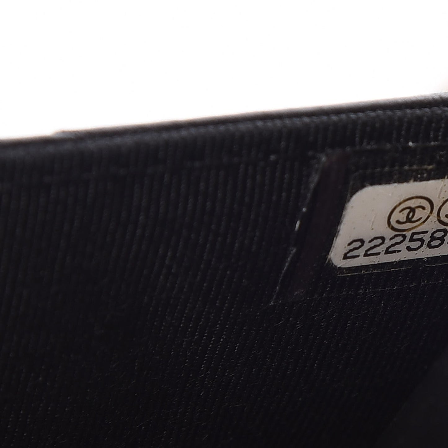 Aged Calfskin Casino 2.55 Reissue Wallet on Chain WOC Black