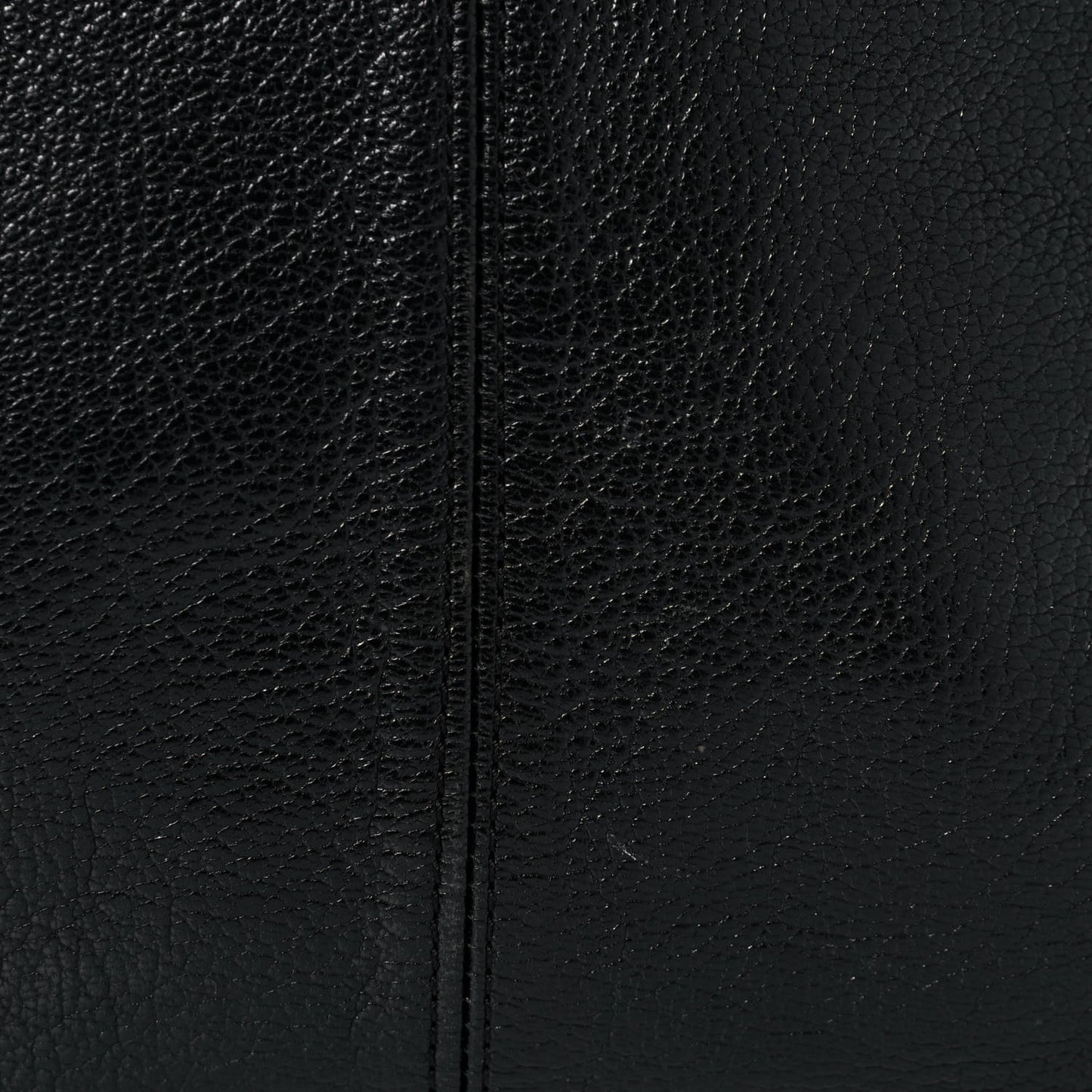 Stone Polished Goatskin Maggie Shoulder Bag Black