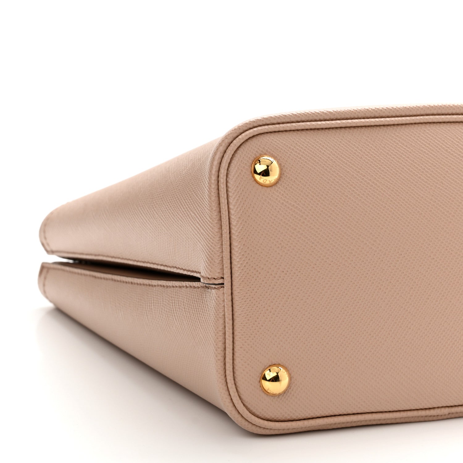 Prada Saffiano Cuir Medium Panier Bucket Bag Cipria Black 8 of 9