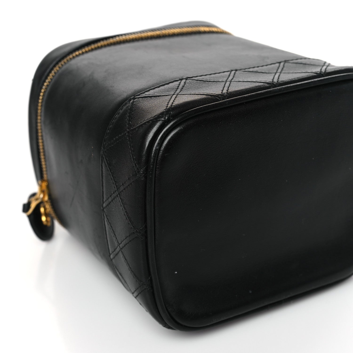Chanel Lambskin Vanity Cosmetic Bag Black 9 of 11