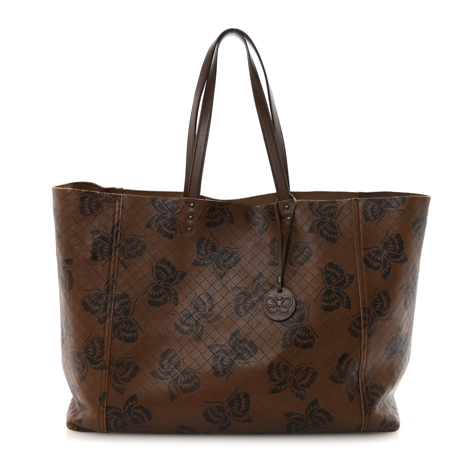 BOTTEGA バック Bottega Veneta Nappa Intrecciato Butterfly Tote Brown 1870870