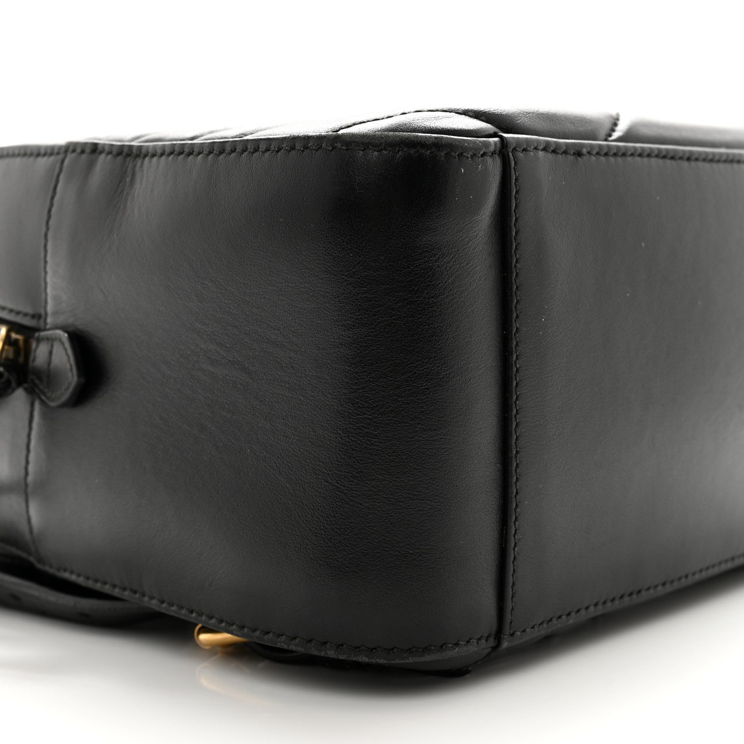 Gucci Calfskin Matelasse GG Marmont Dome Backpack Black 9 of 19