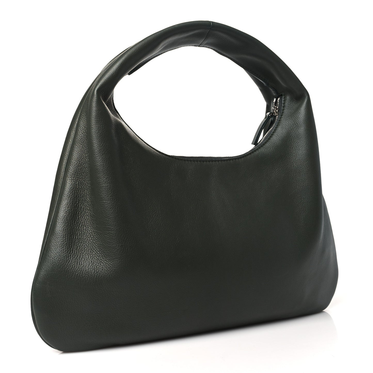 Grained Calfskin Small Everyday Shoulder Bag Olive