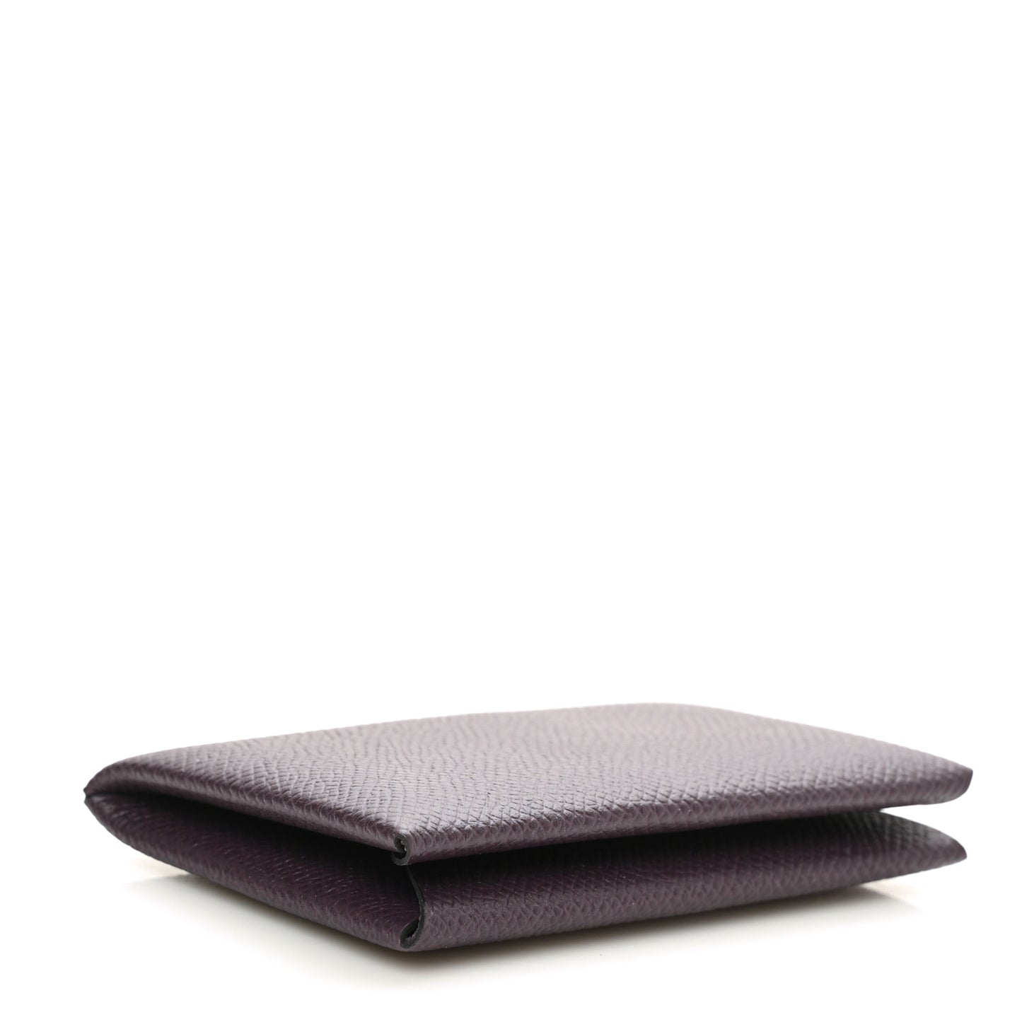 Epsom Calvi Card Case Raisin