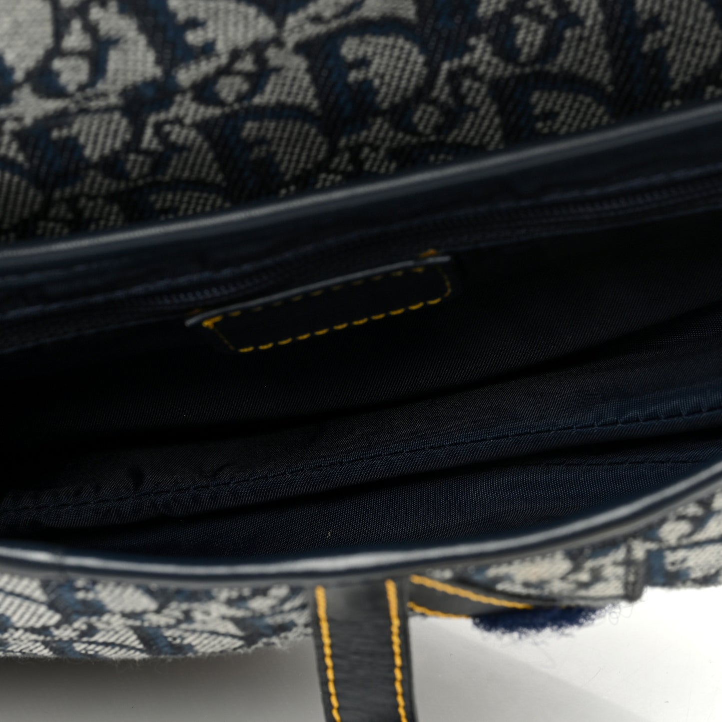 Monogram Saddle Bag Blue