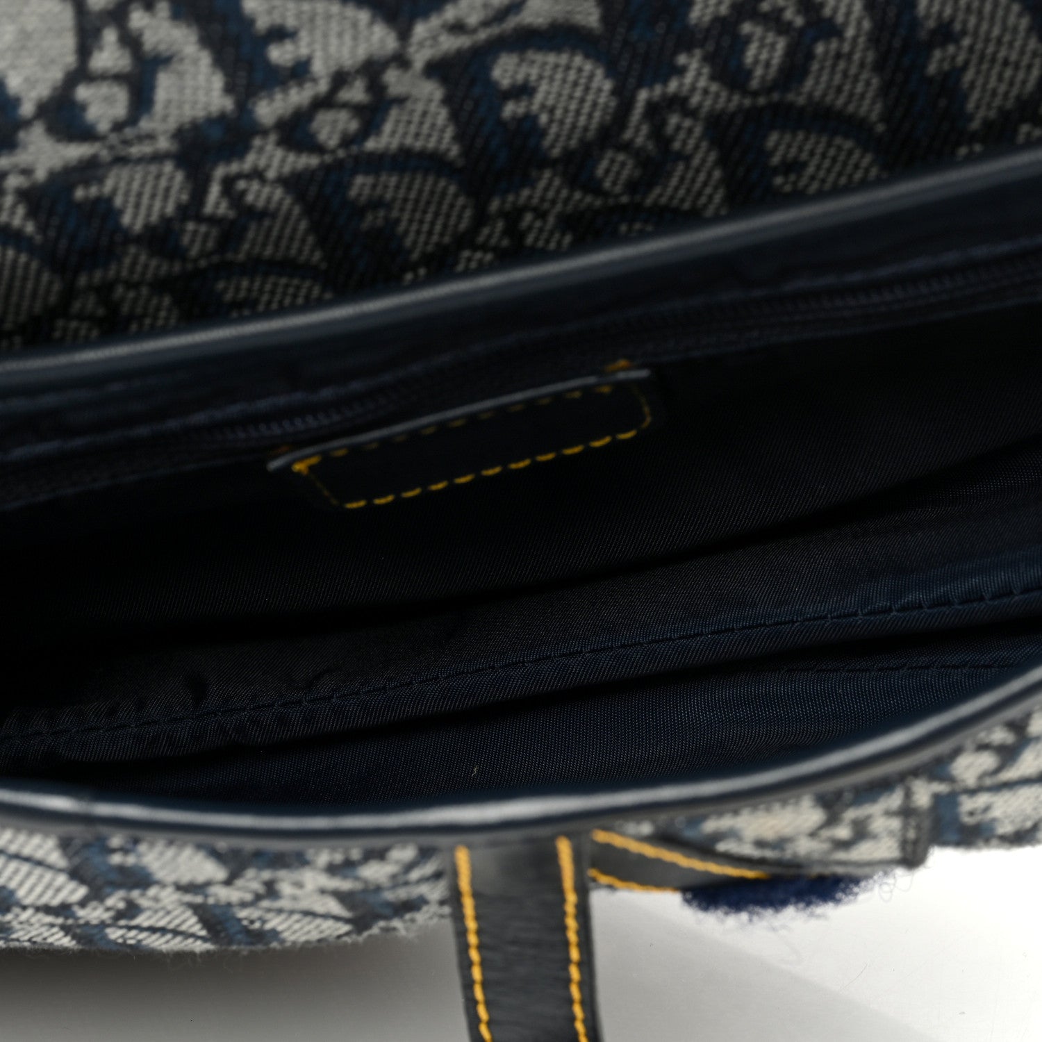 Christian Dior Monogram Saddle Bag Blue 5 of 10