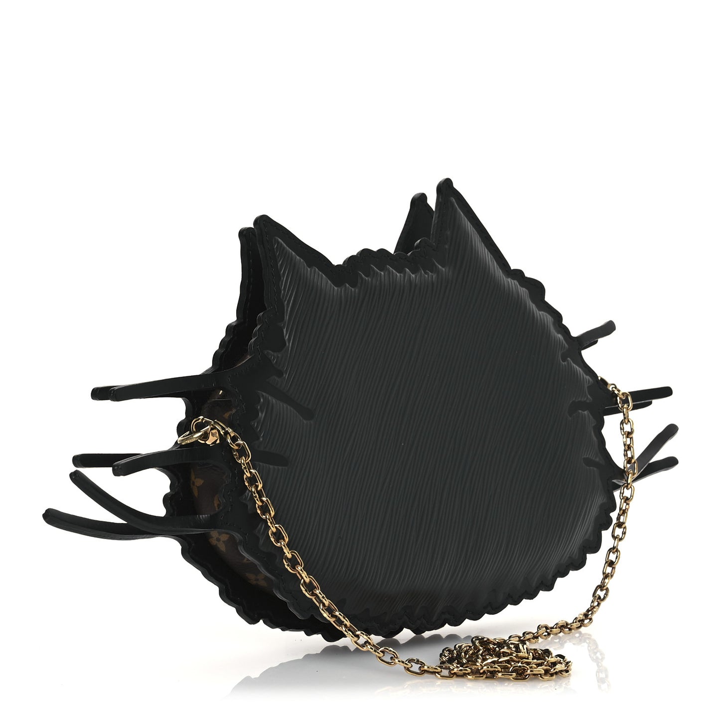 Epi Grace Coddington Catogram Chain Pochette Black