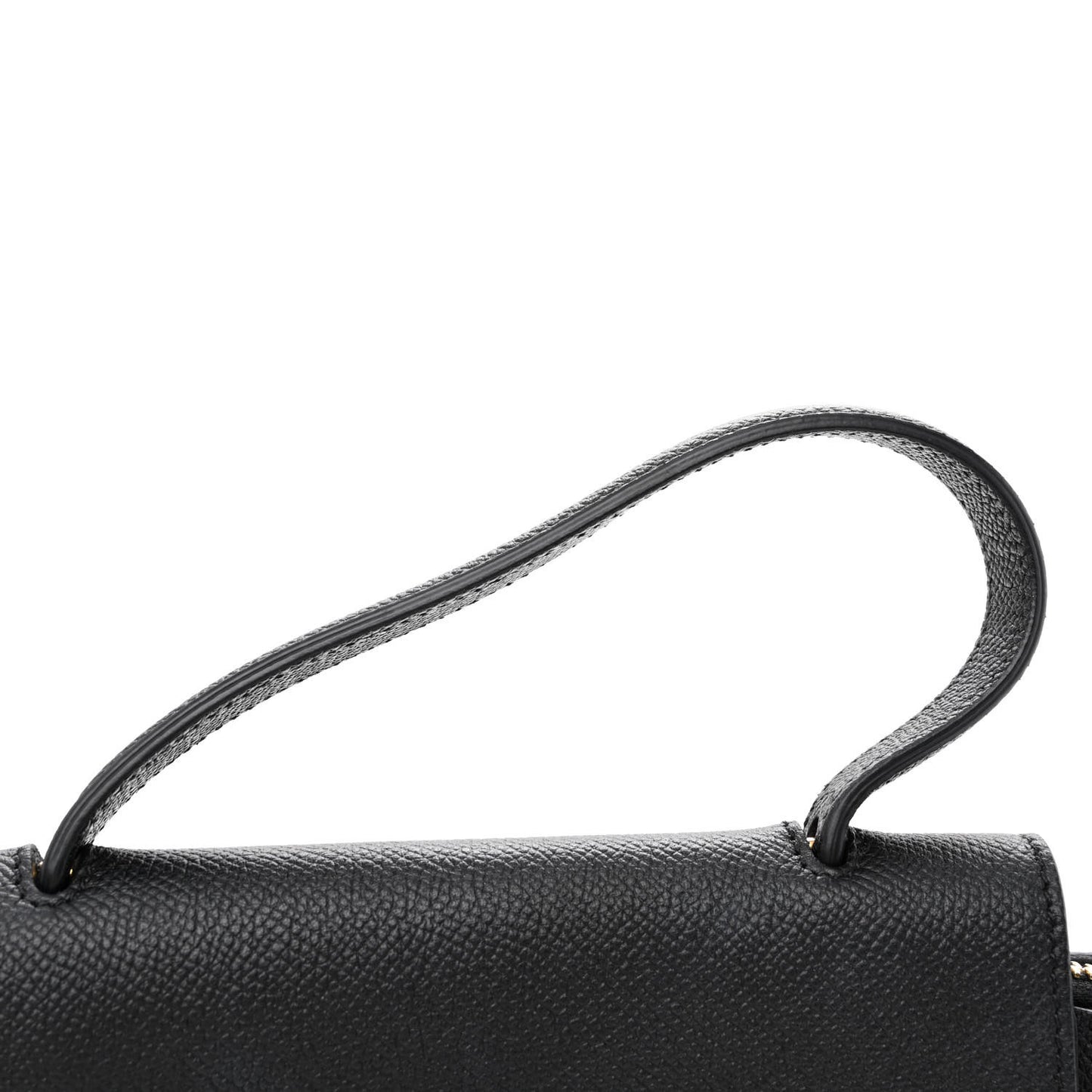 Grained Calfskin Nano Belt Bag Black