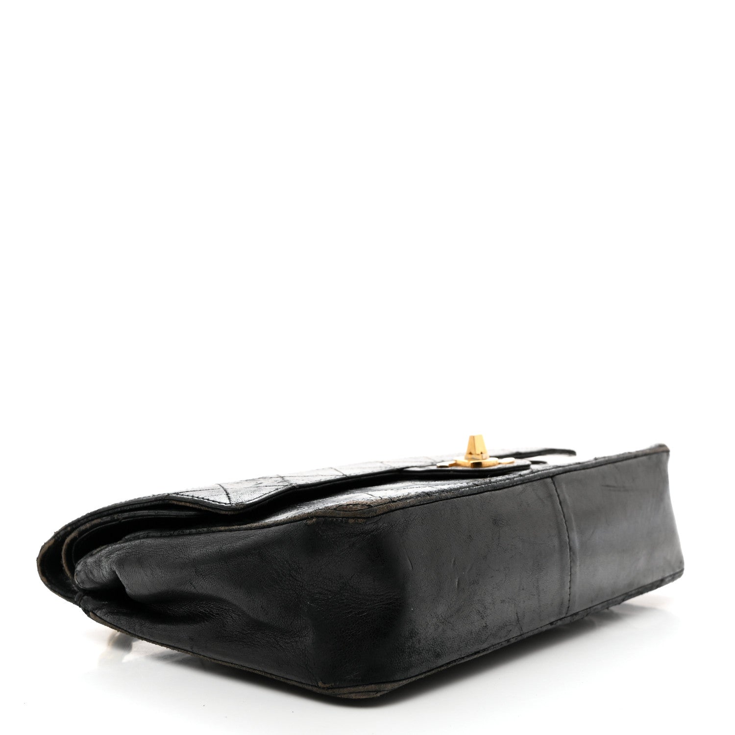 Chanel Lambskin Quilted Medium Double Flap Black 4 of 24