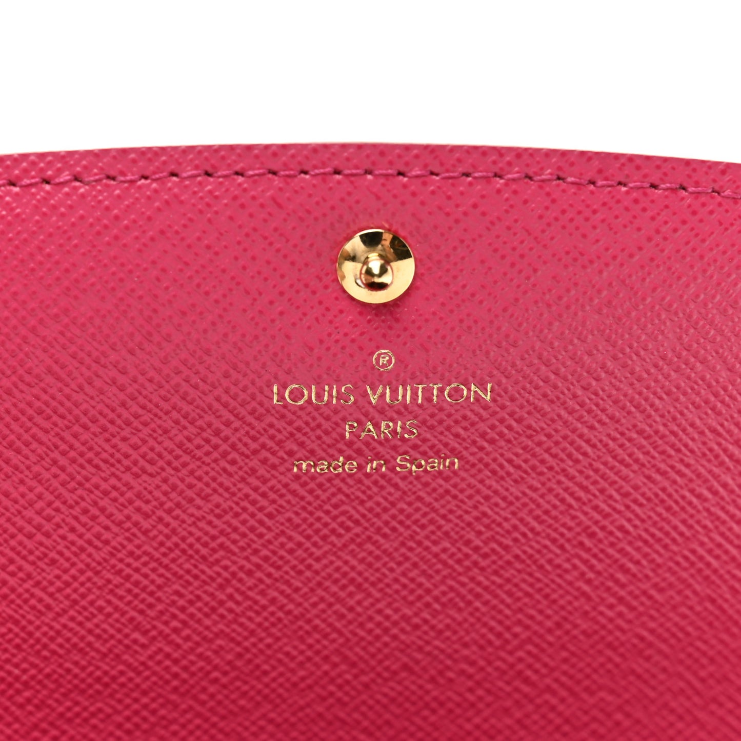Monogram Bloom Flower Emilie Wallet Fuchsia