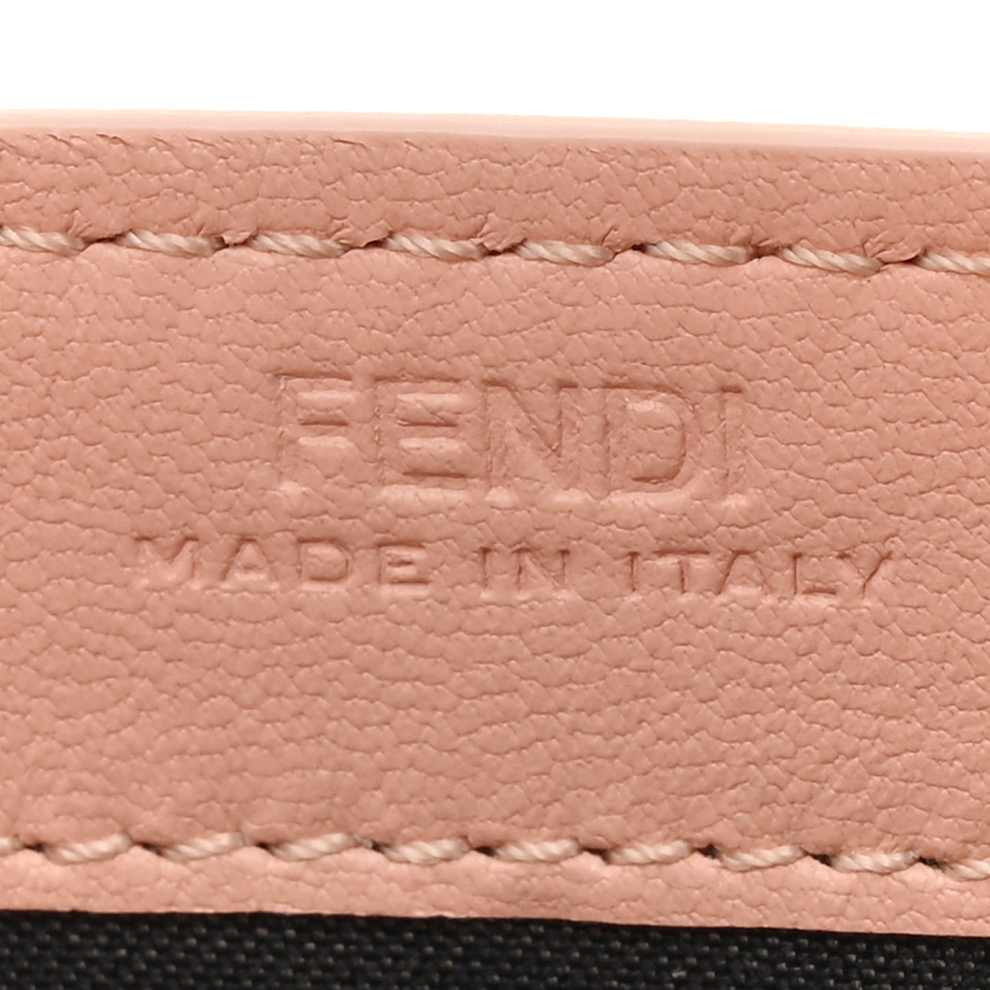 Nappa Matisse FF Embossed Continental Wallet On Chain Light Pink