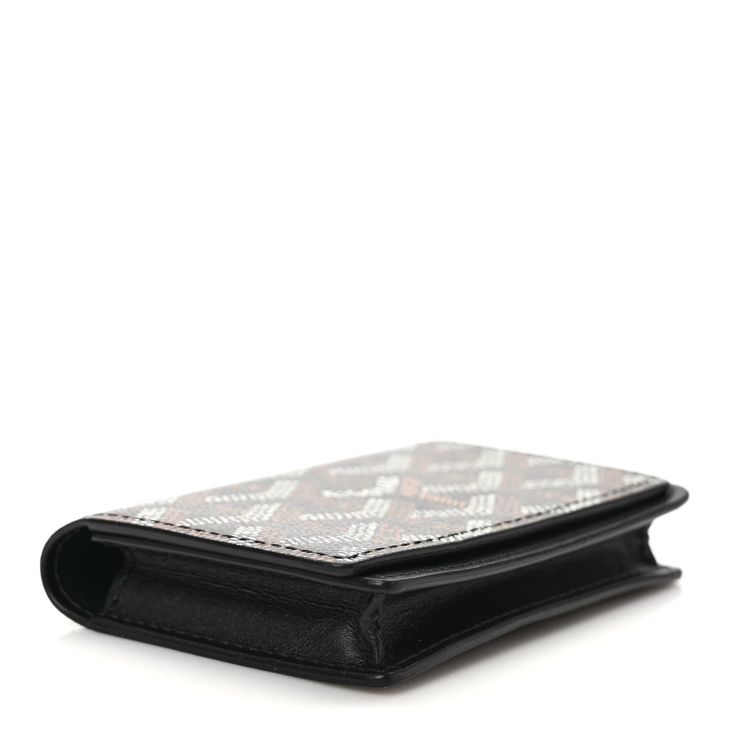 Goyardine Business Card Holder Black
