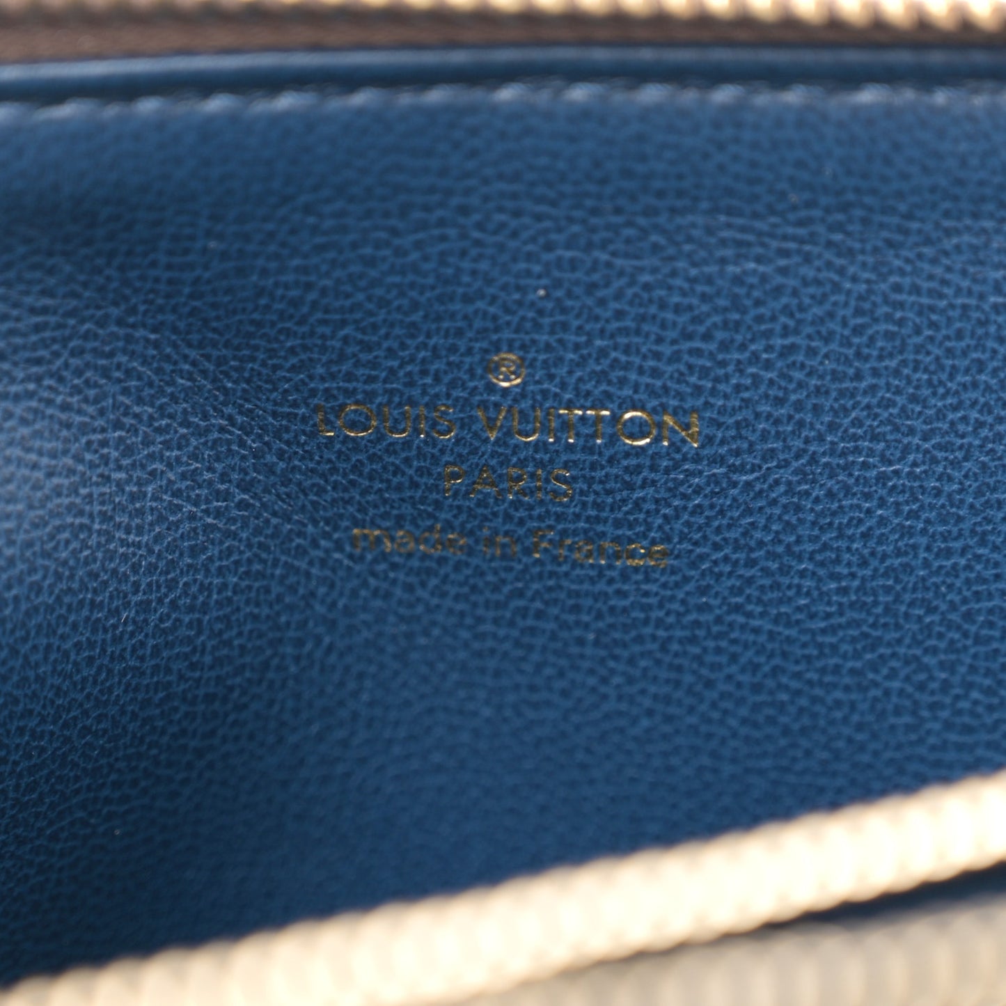 Lambskin Embossed Monogram Coussin PM Taupe