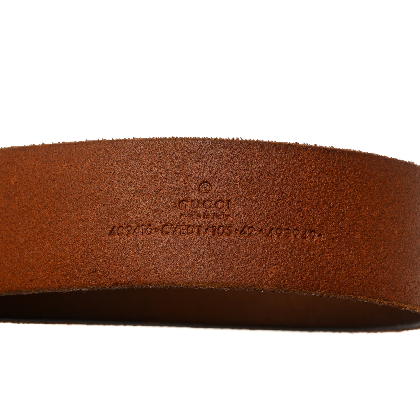 Cuoio Toscano Double G 40mm 105 42 Cuir