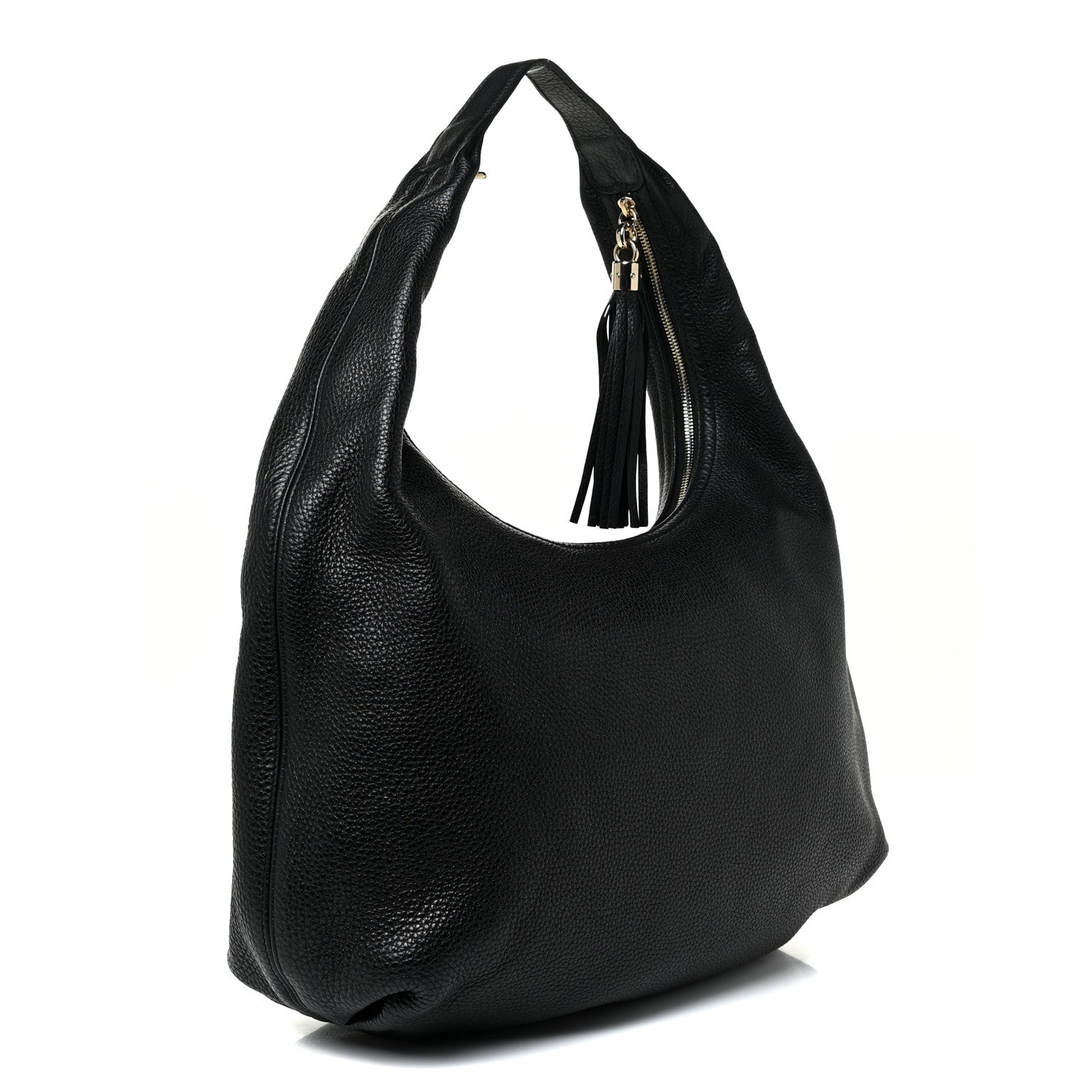 Gucci Pebbled Calfskin Soho Hobo Black 2 of 10