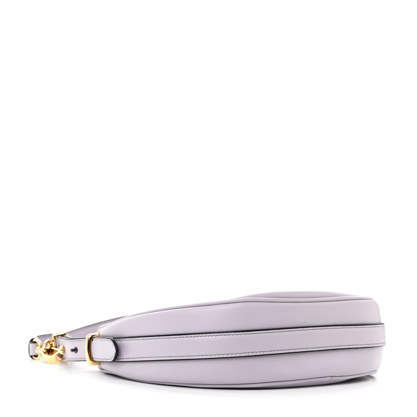 Soft Calfskin Arque Shoulder Bag Glicine