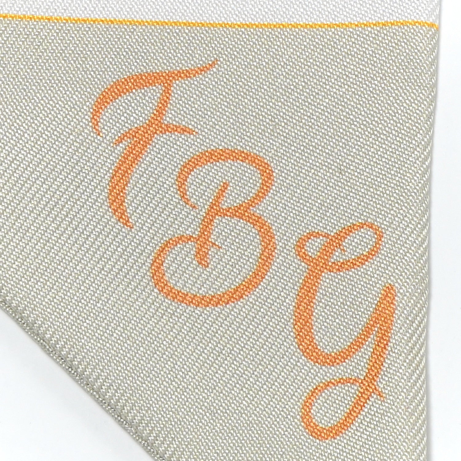 Hermes Silk Parade CG Twilly Gris Perle Vert Jaune 2 of 11