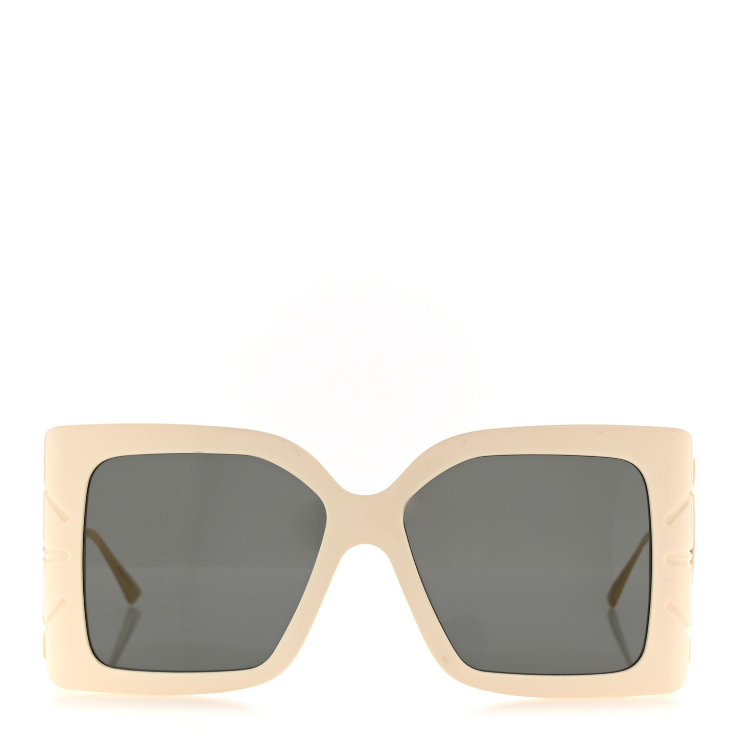 Acetate Square Frame Wing Sunglasses GG0535S Ivory
