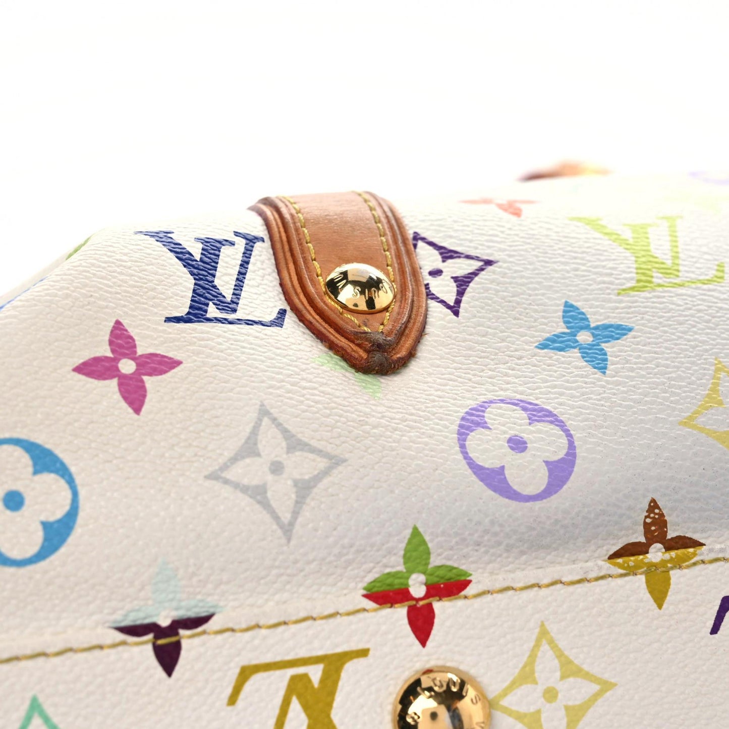 Monogram Multicolor Aurelia GM White