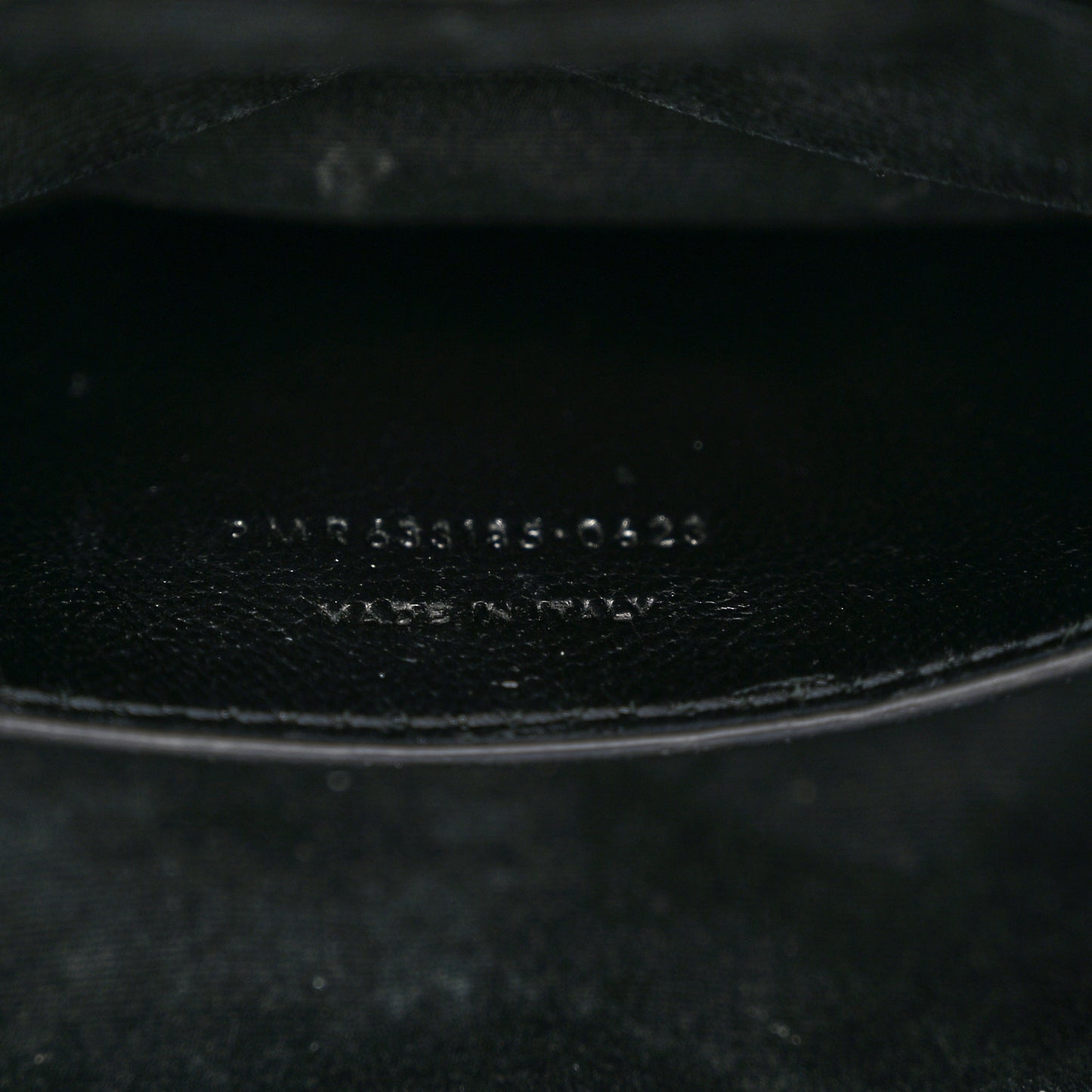 Crinkled Calfskin Matelasse Monogram Baby Niki Chain Satchel Black