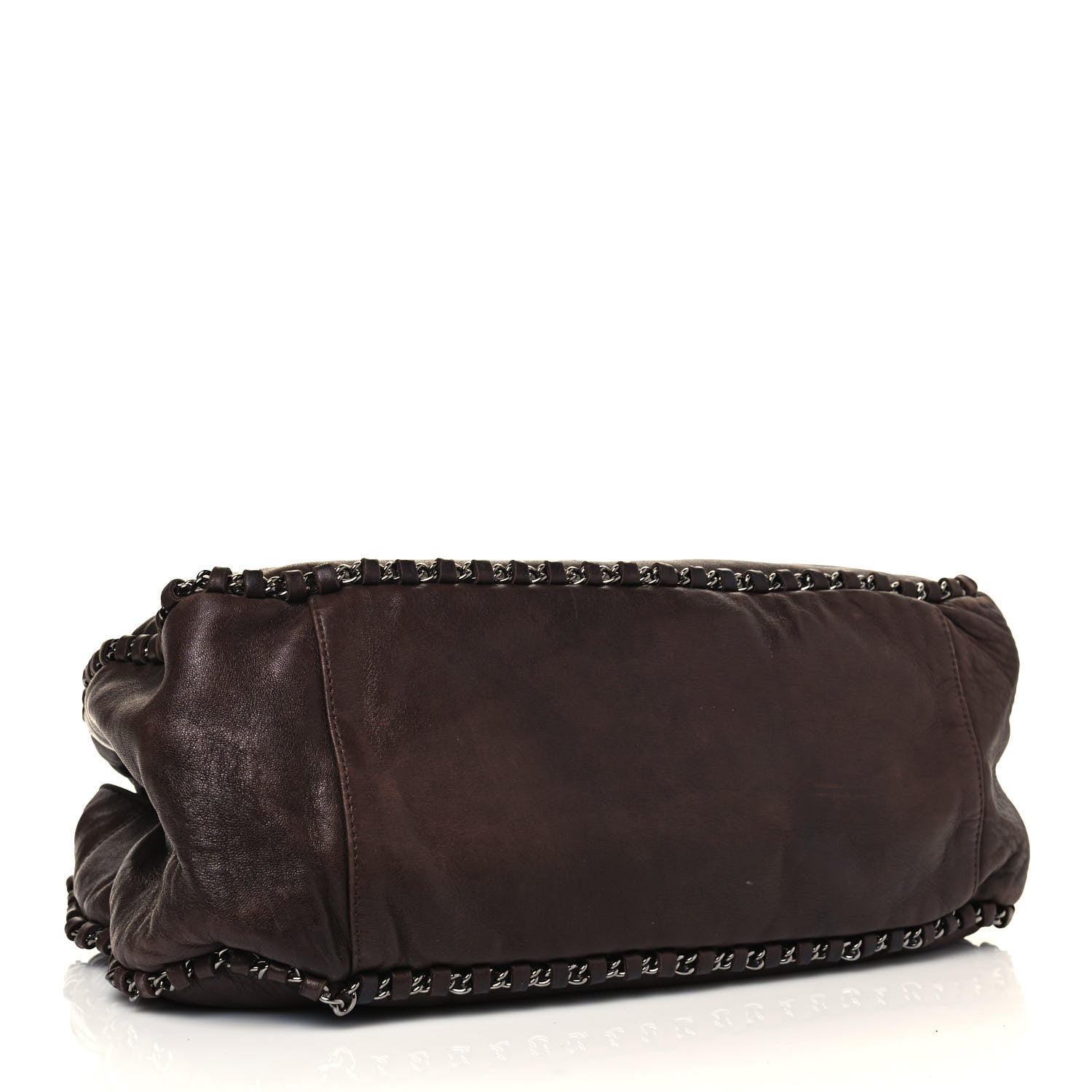 Chanel Lambskin Chain Hobo Brown 4 of 19