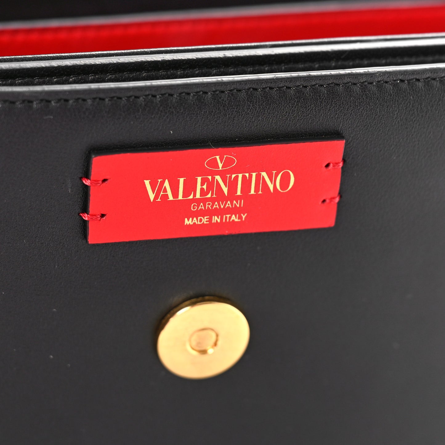 Smooth Calfskin Supervee Shoulder Bag Black