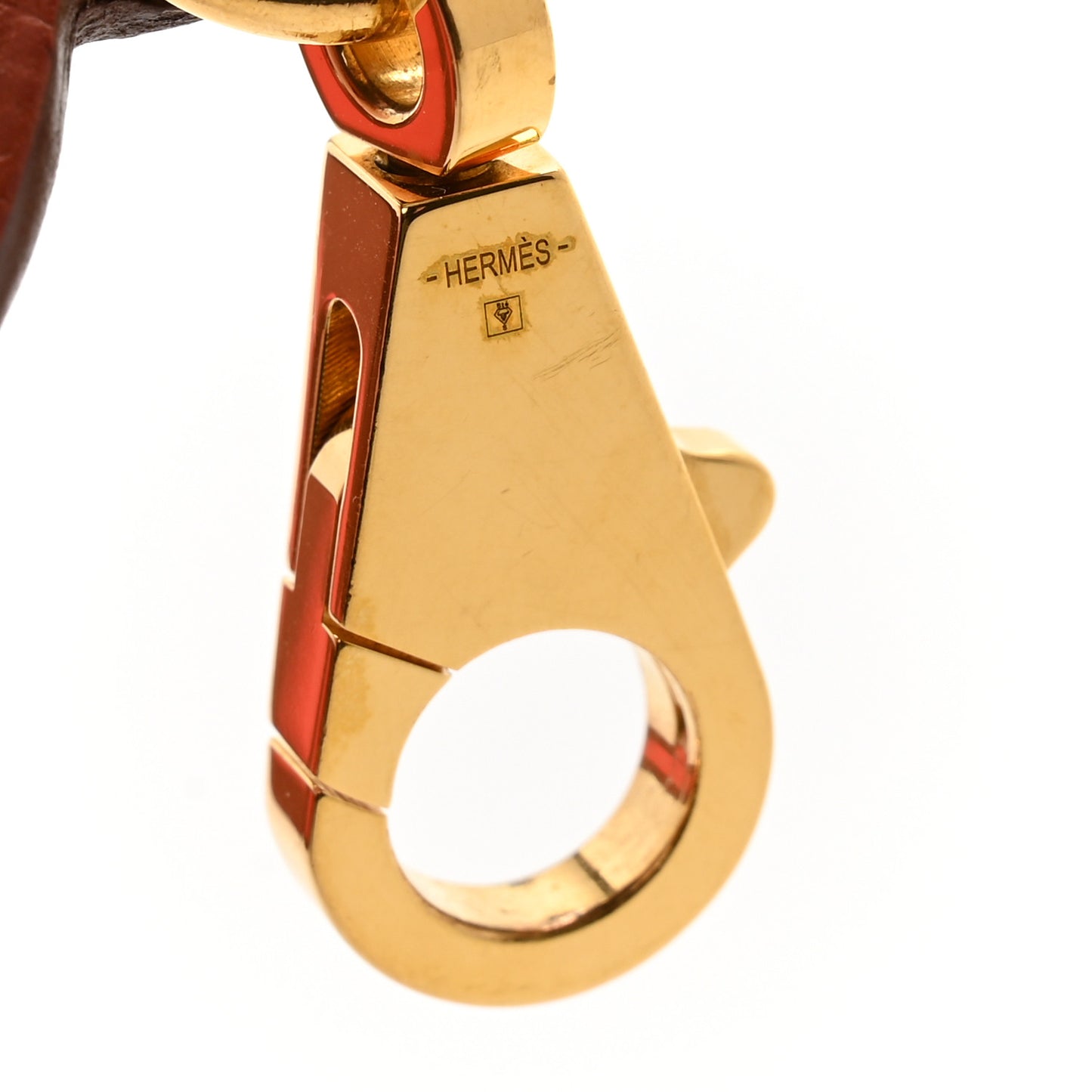 Epsom Maillons Shoulder Strap Brique Rose Texas