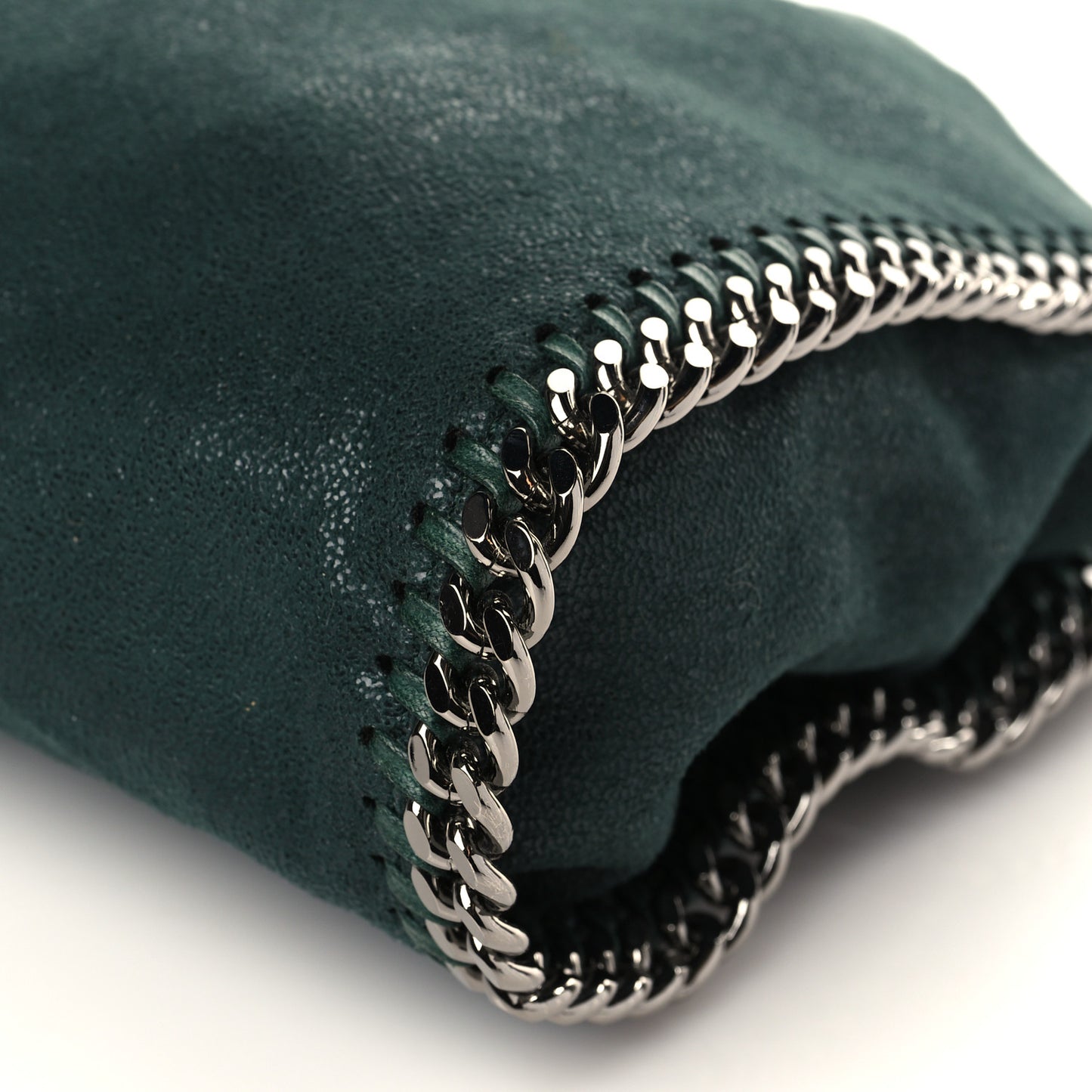 Shaggy Deer Mini Falabella Fold Over Tote Pine