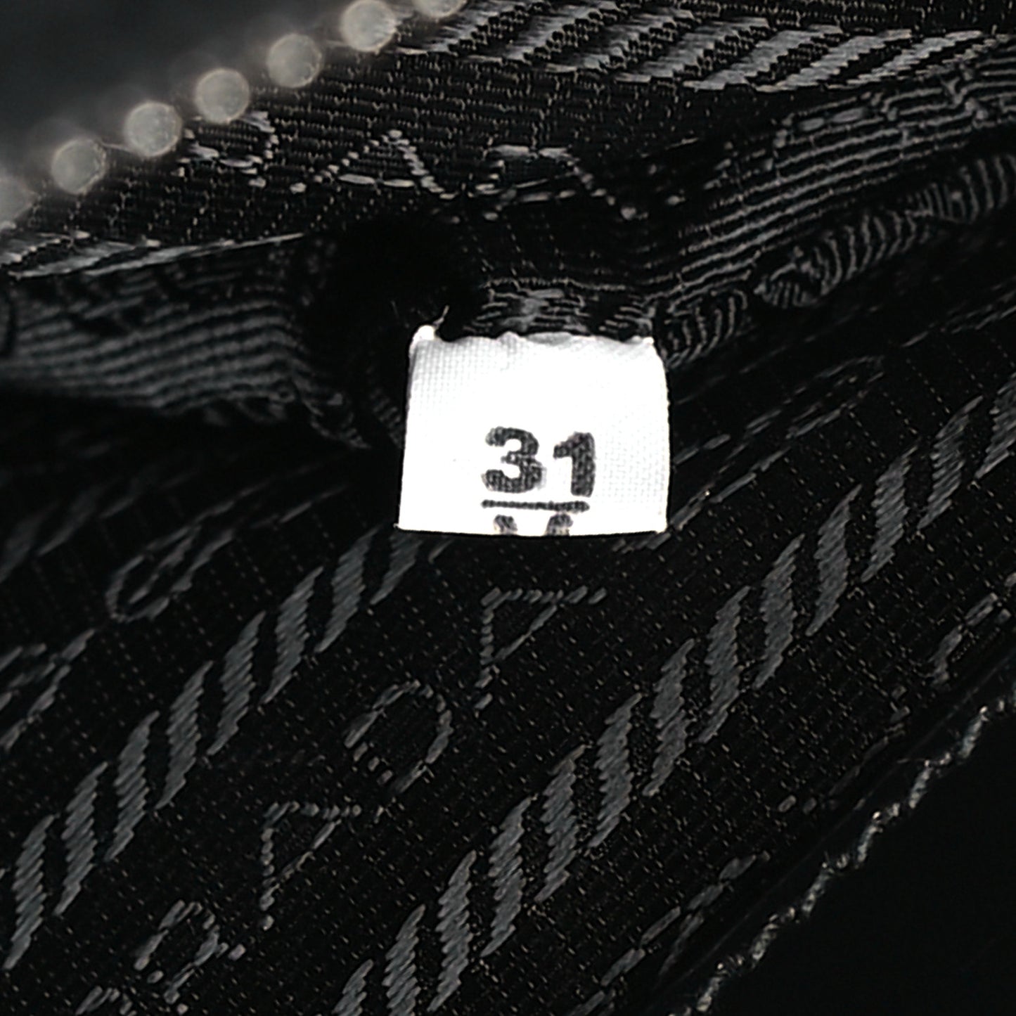 Spazzolato Mini Re-Edition 1995 Double Handle Handbag Black