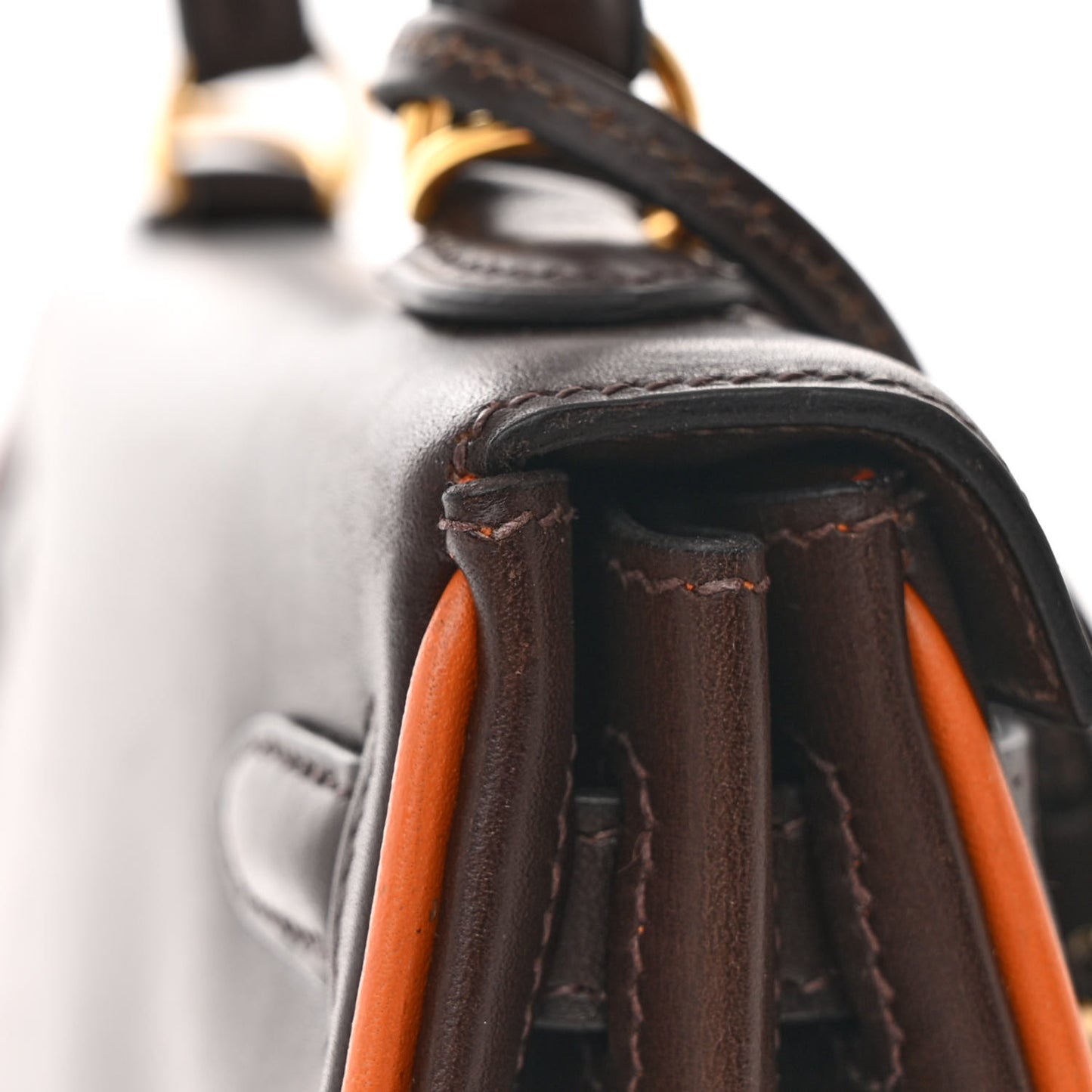 Box Bi-Color Kelly Retourne 25 Chocolate Orange