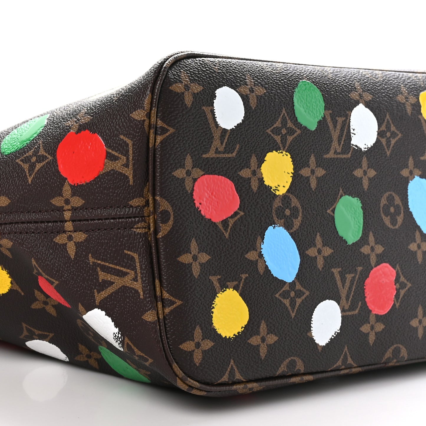 LV X YK Monogram Dots Neverfull MM