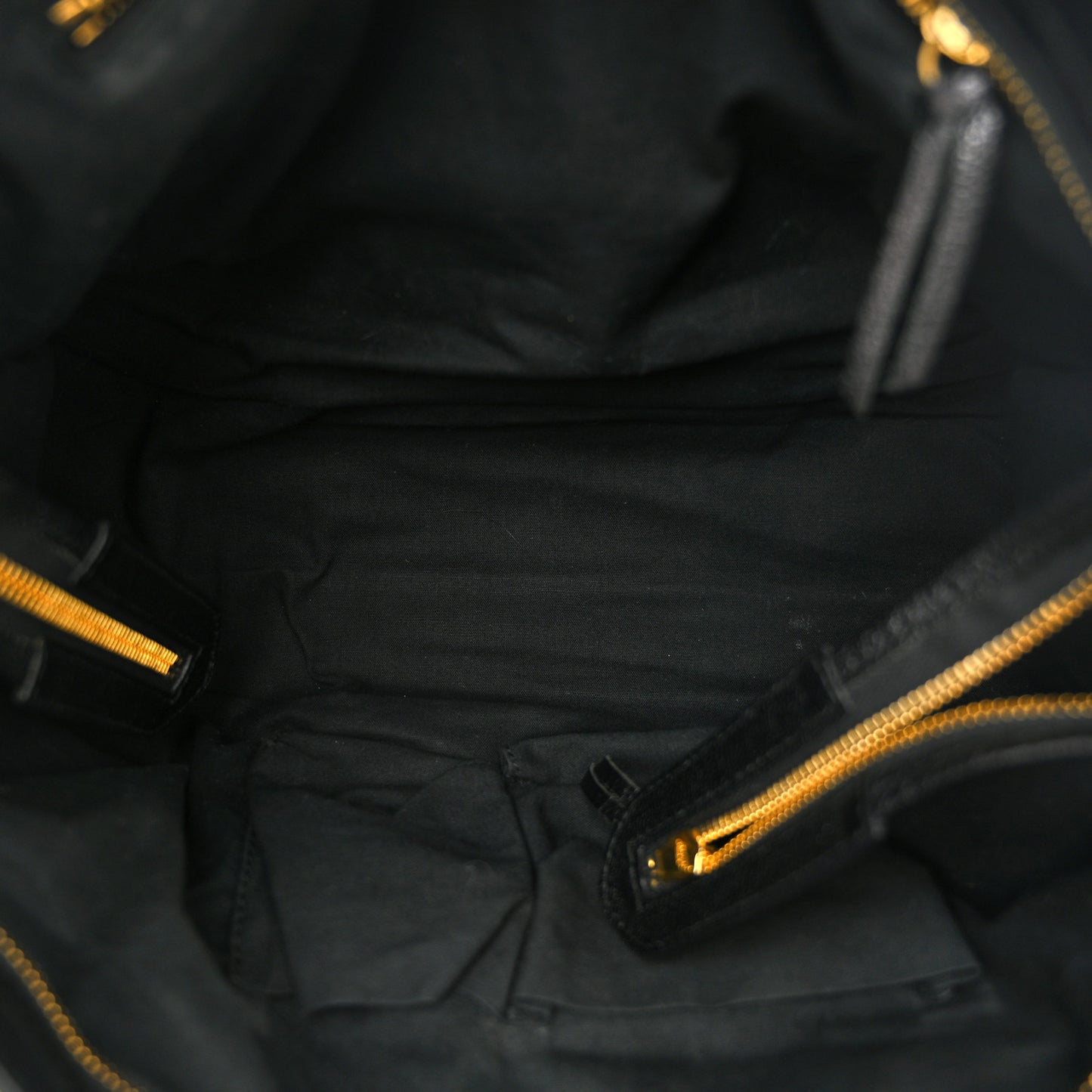 Chevre Gold Metallic Edge Hardware City Black