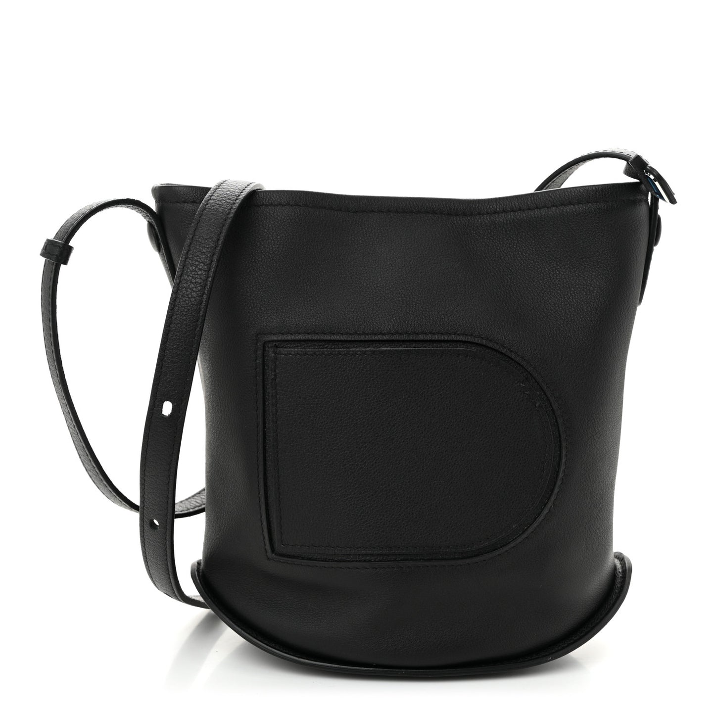Calfskin Mini Pin Allure Bucket Black