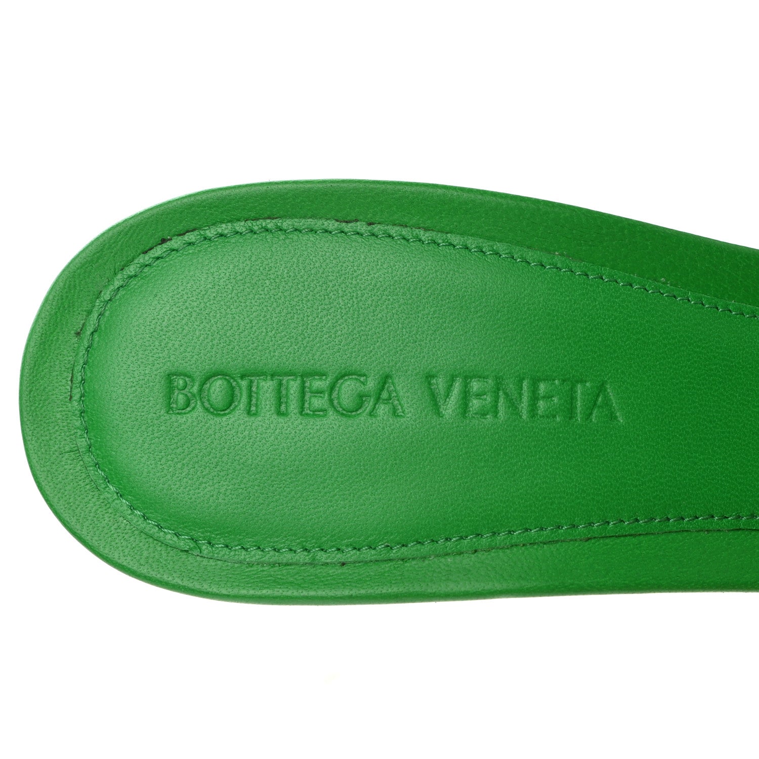 Bottega Veneta Nappa Matelasse Padded Mule Sandals 38 Parakeet 7 of 8