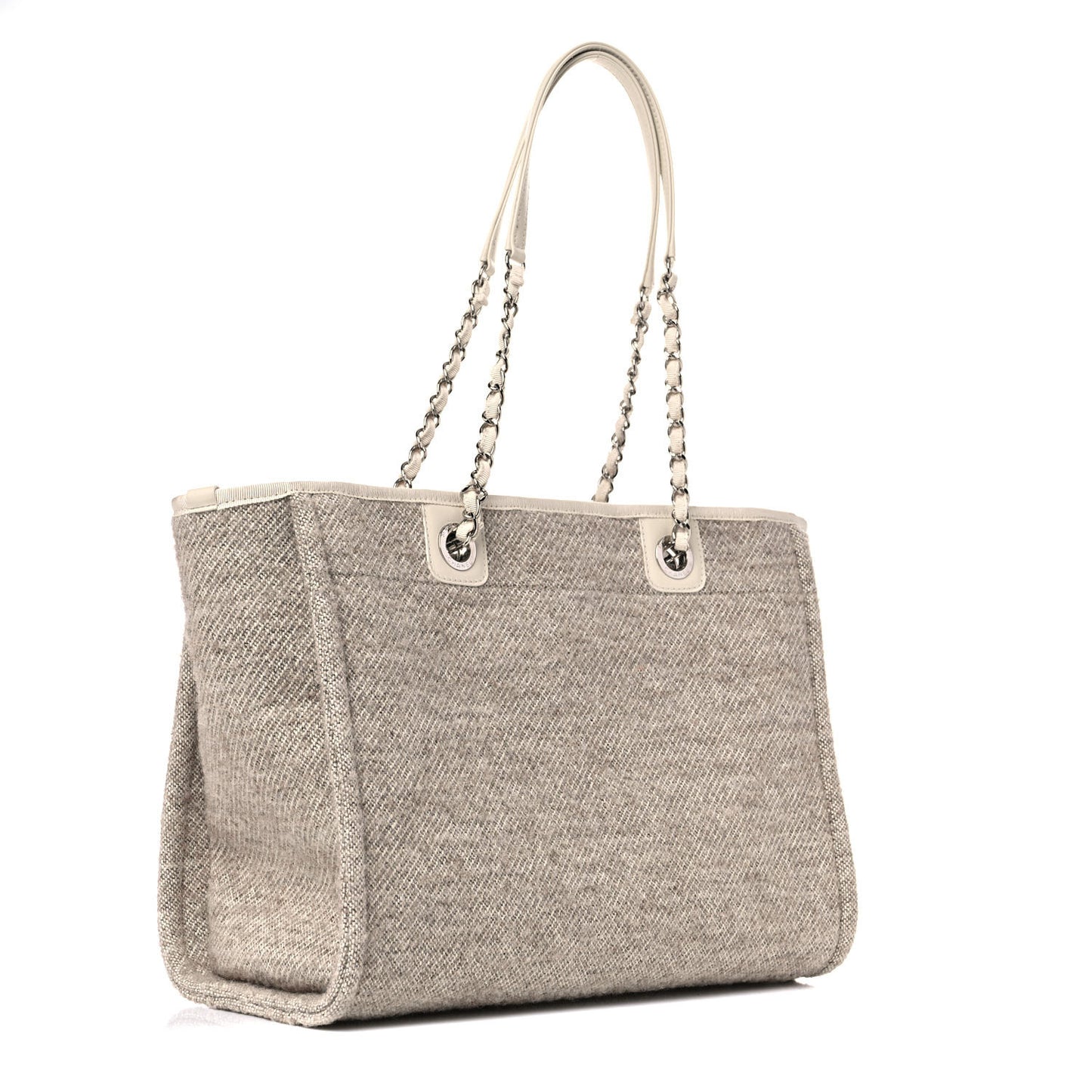 Mixed Fibers Small Deauville Tote Light Grey
