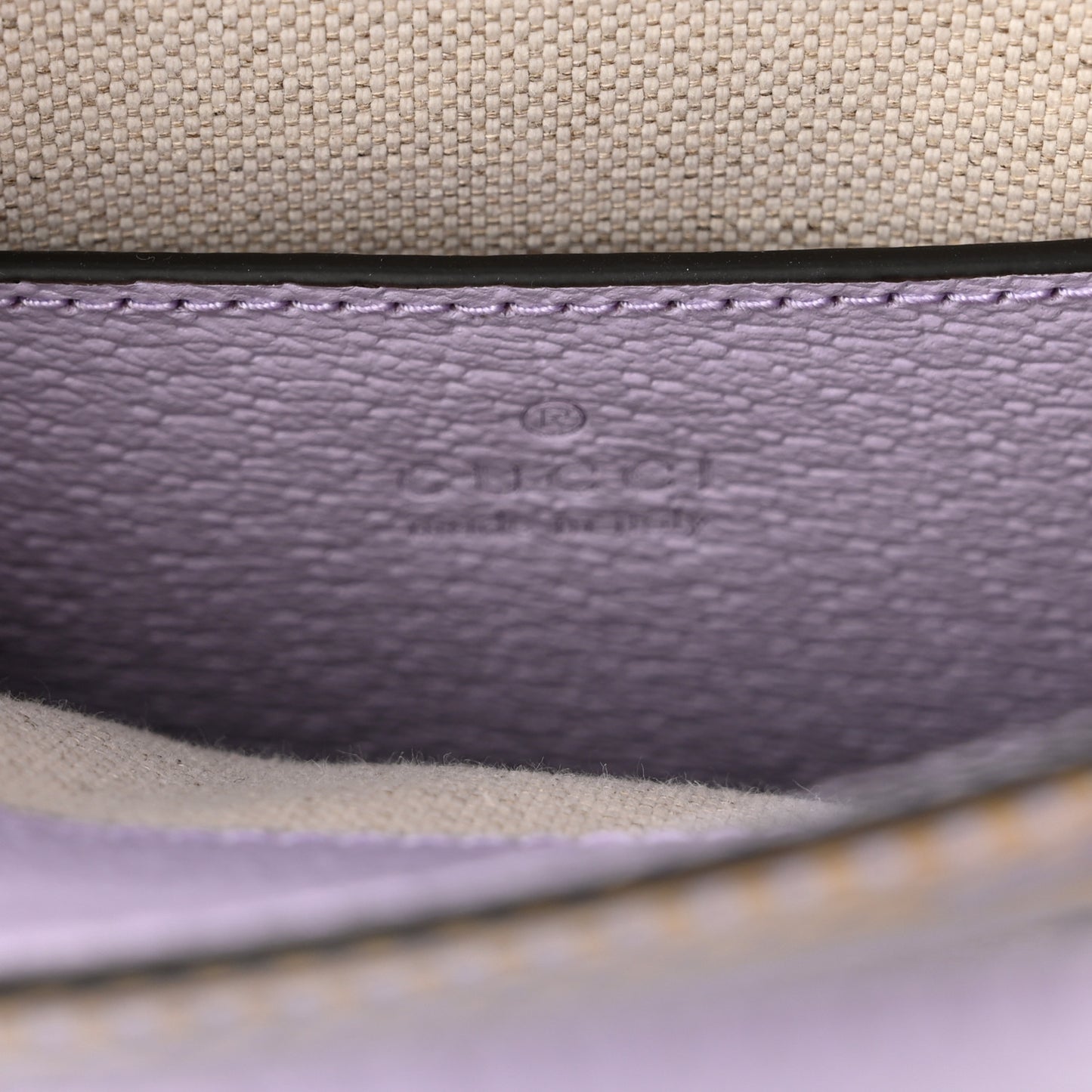 Monogram Jumbo GG Textured Dollar Calfskin Mini Tote Bag Beige Lapis