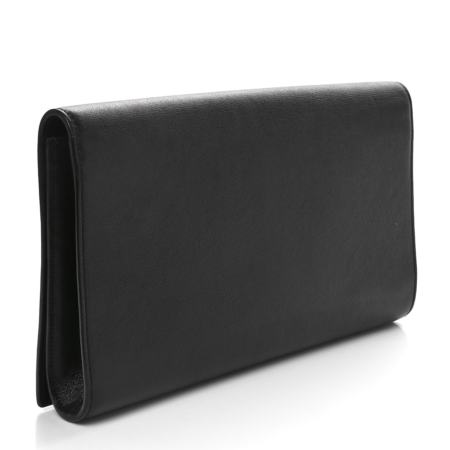 Calfskin Monogram Large Belle De Jour Clutch Black