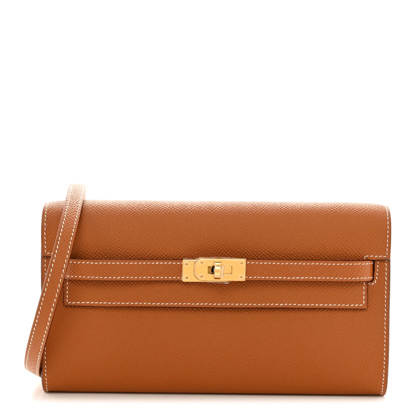 Epsom Kelly Wallet To Go Gold