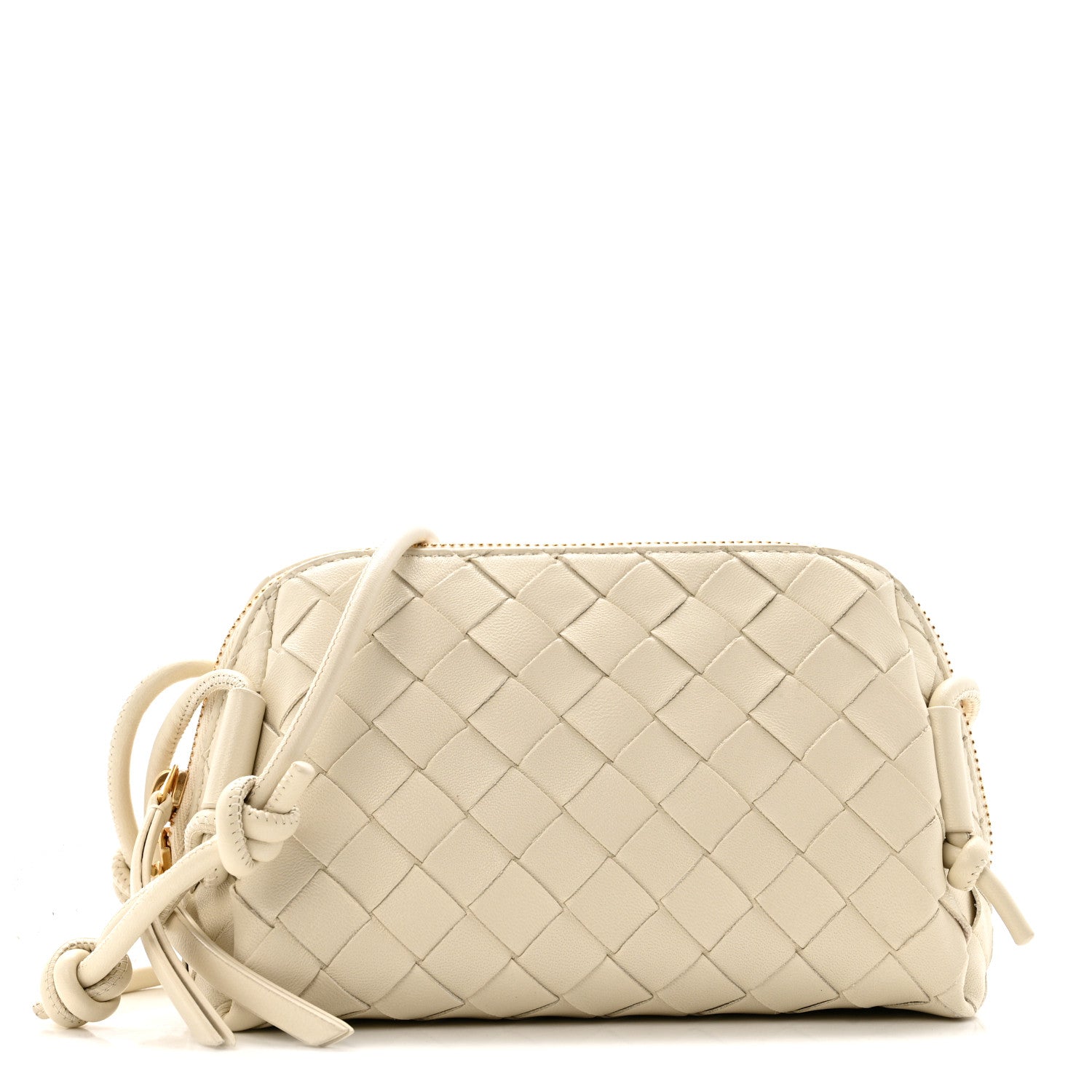 Bottega Veneta Nappa Intrecciato Concert Pouch Sea Salt 1865727