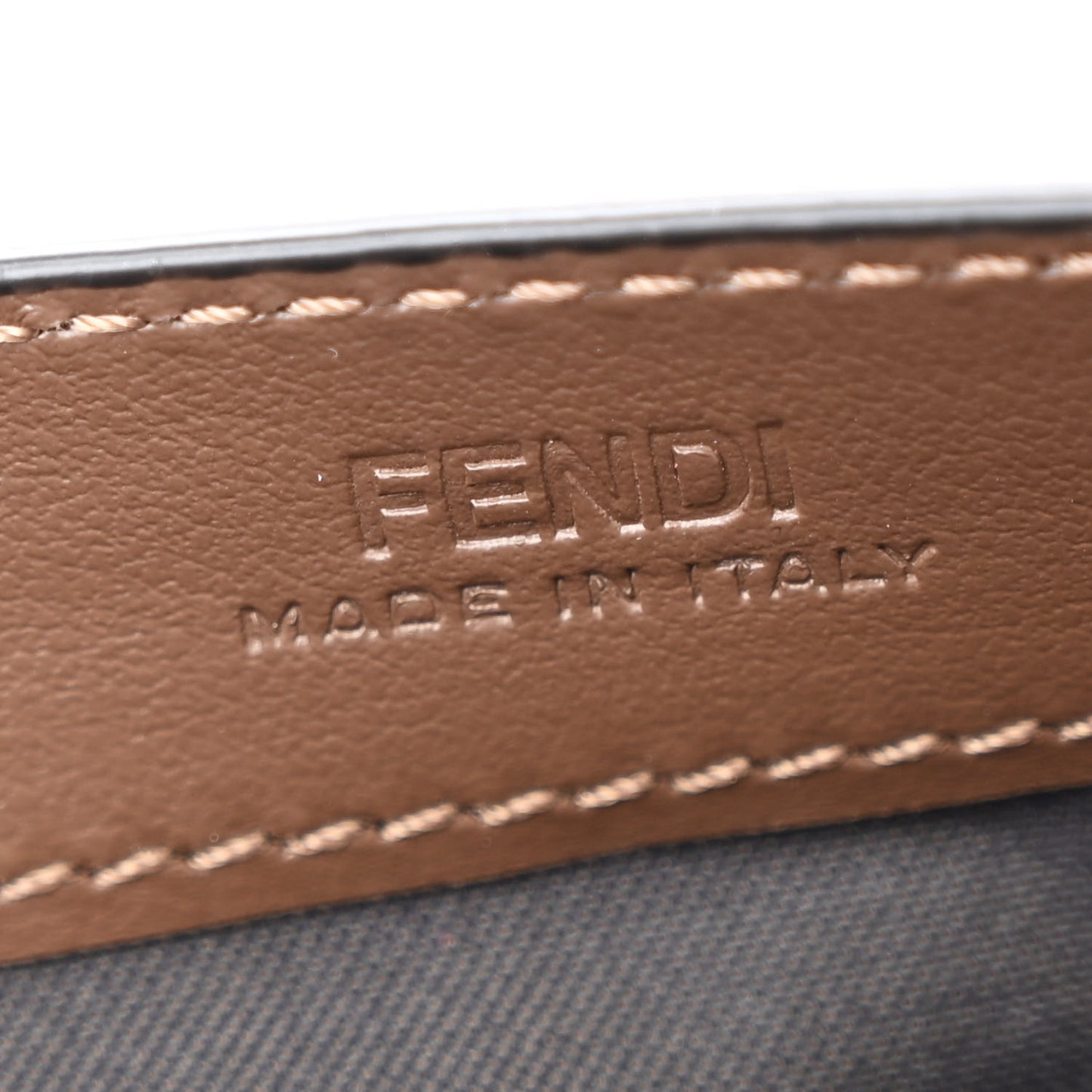 Vitello Soft F is Fendi Bi-Color FF 1974 Embossed Continental Envelope Wallet On Chain Maya Black